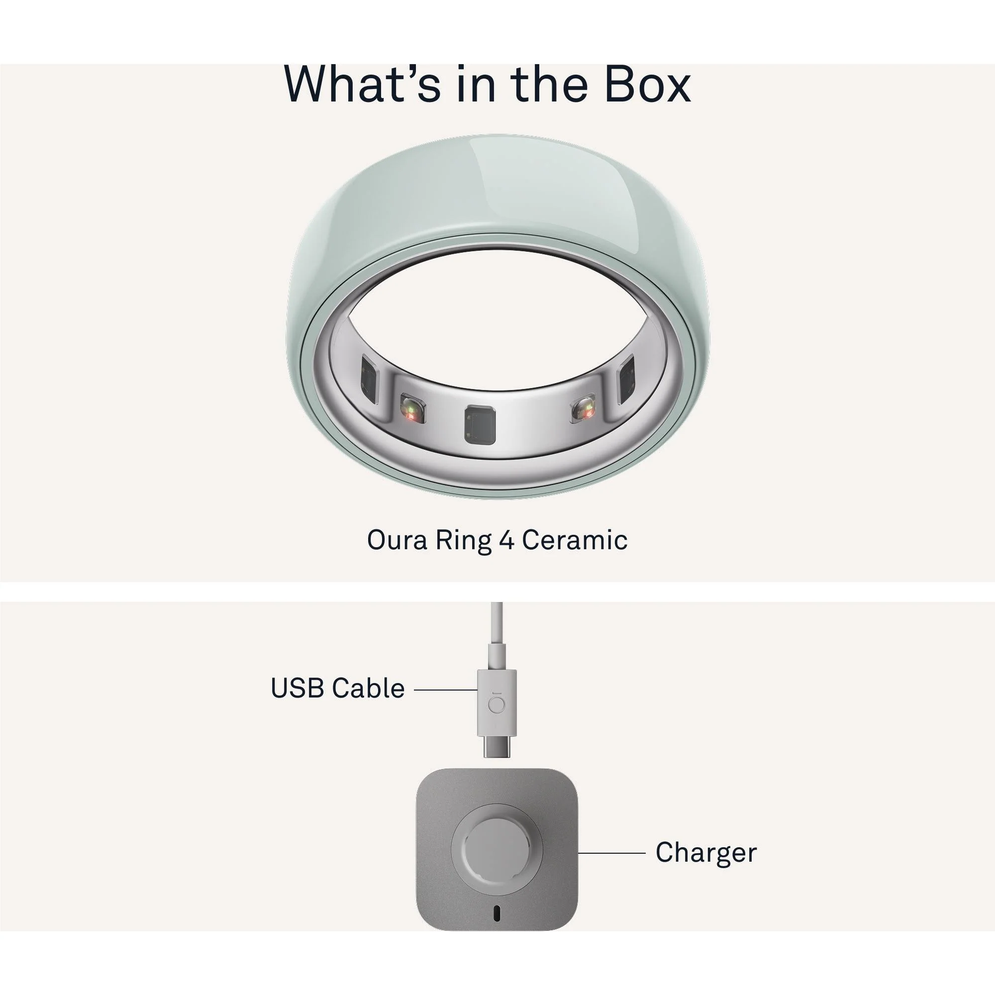 Oura Ring 4 Ceramic [Size 13] (Tide) - Image 8