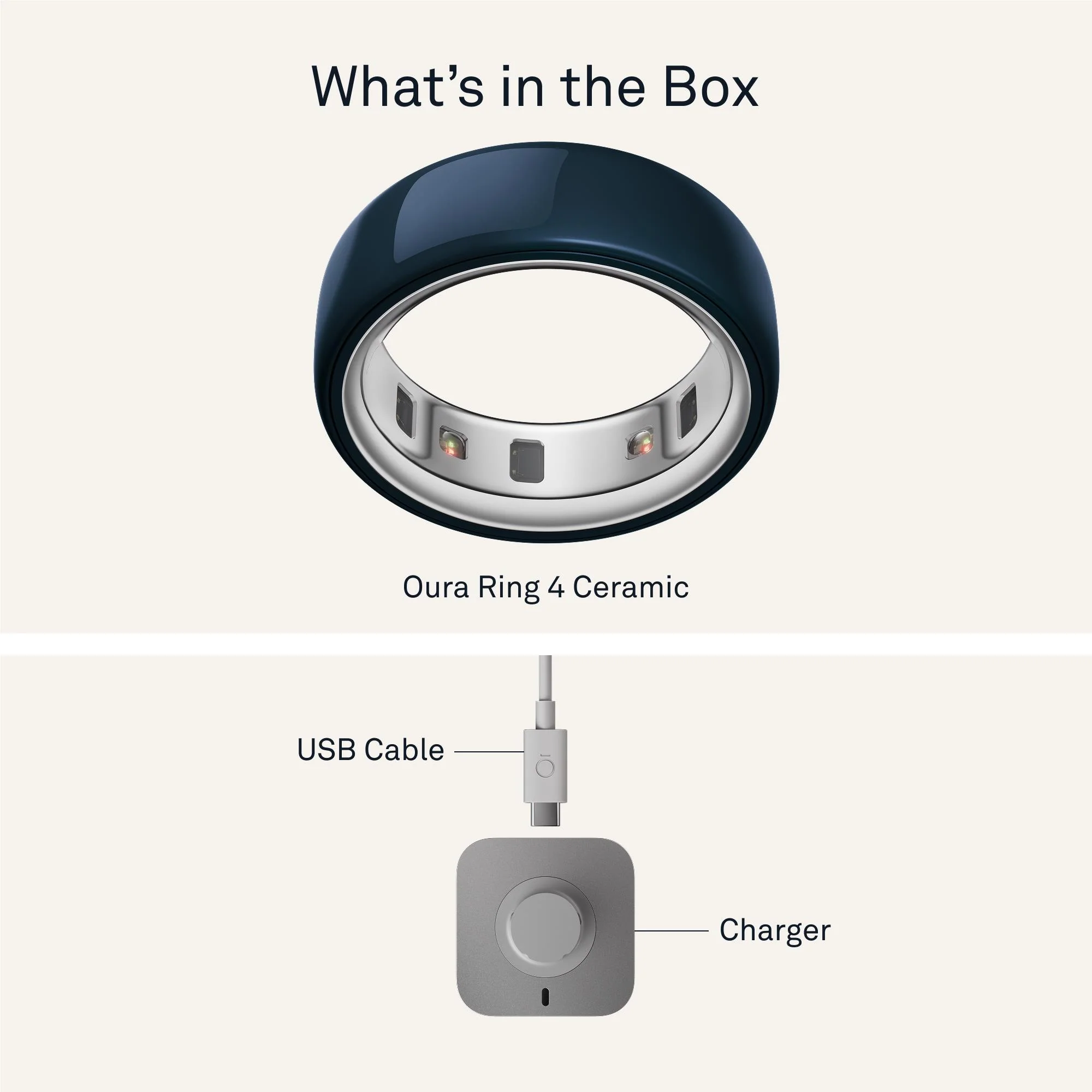 Oura Ring 4 Ceramic [Size 5] (Midnight) - Image 8