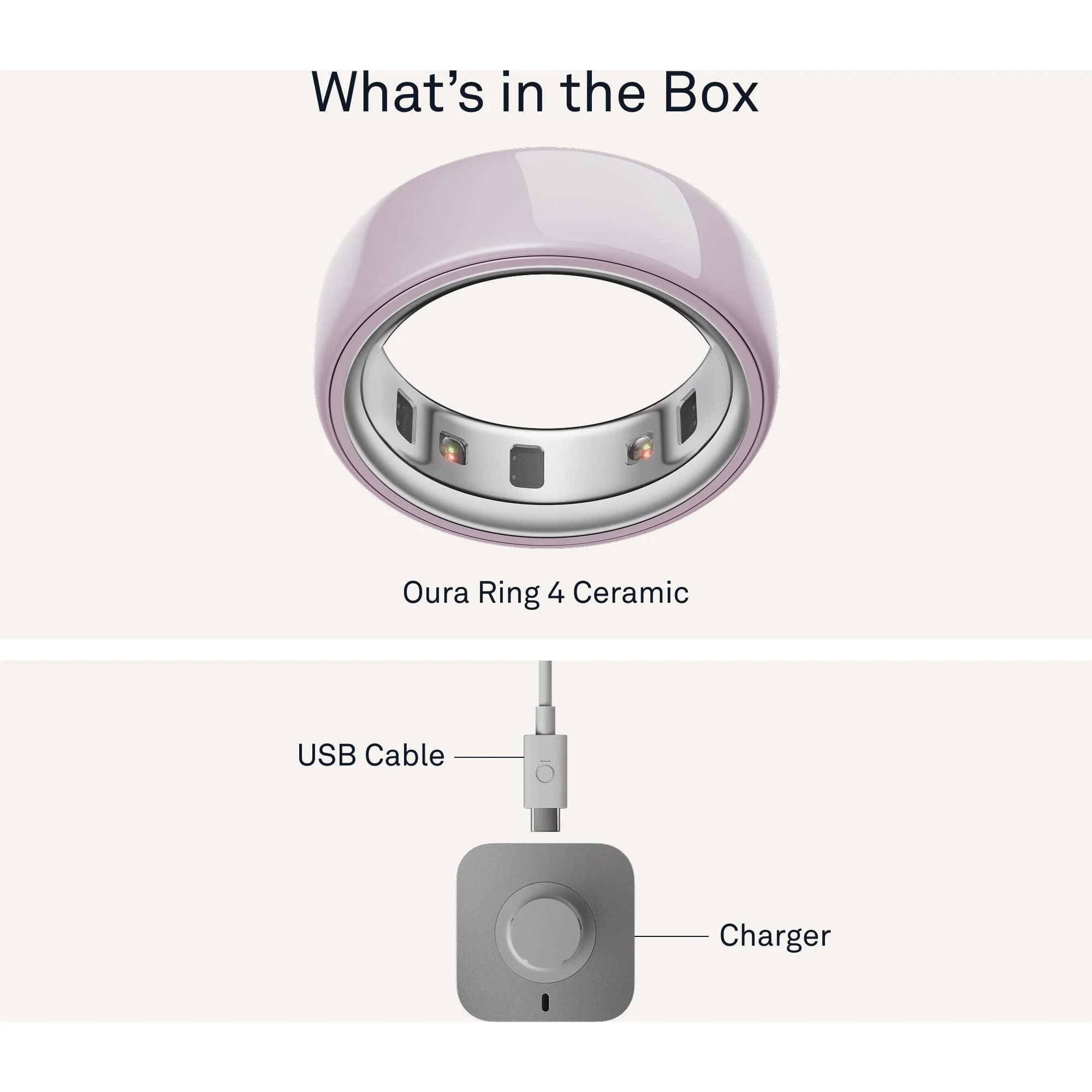 Oura Ring 4 Ceramic [Size 9] (Petal) - Image 8