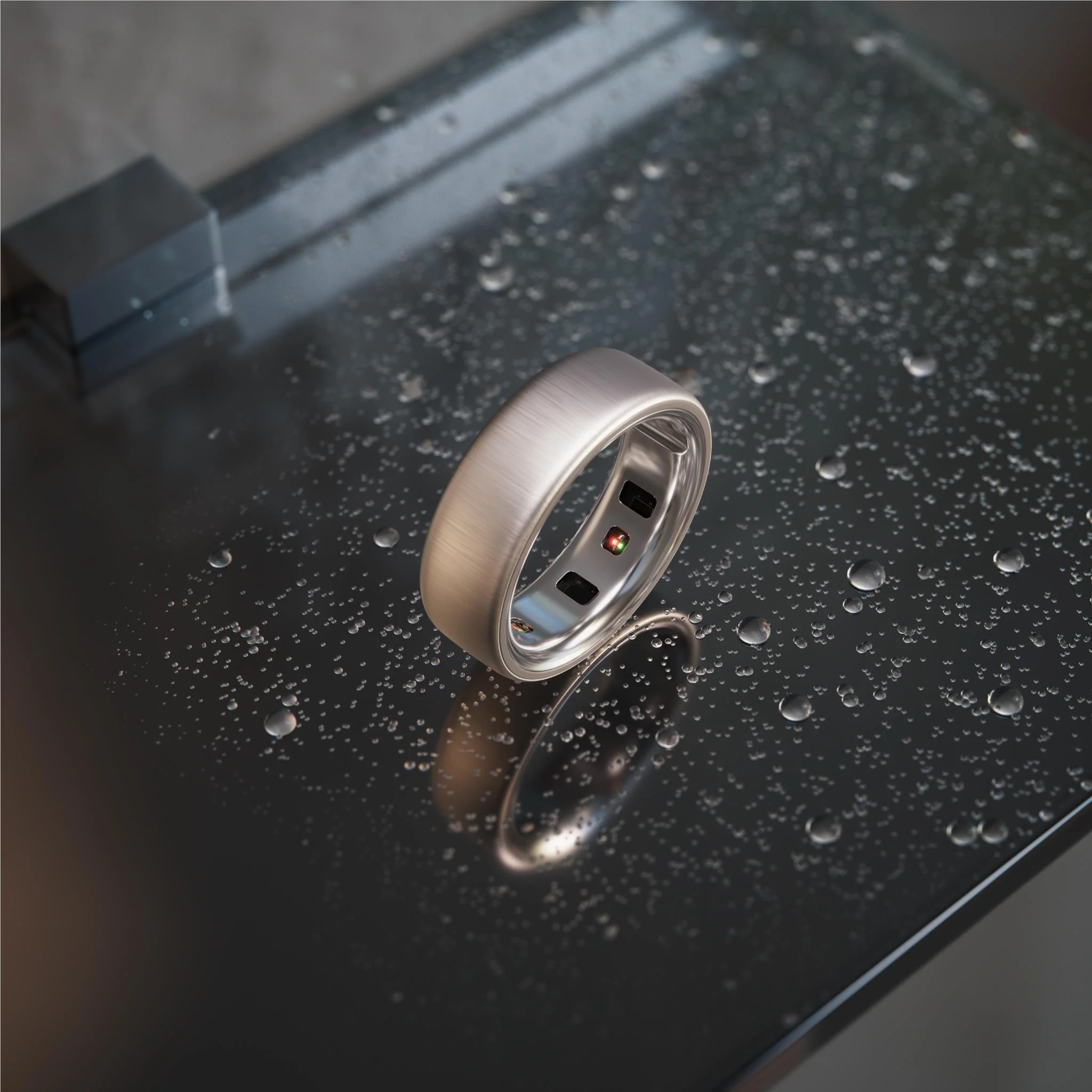 Oura Ring 4 [Size 12] (Brushed Silver) - Image 8