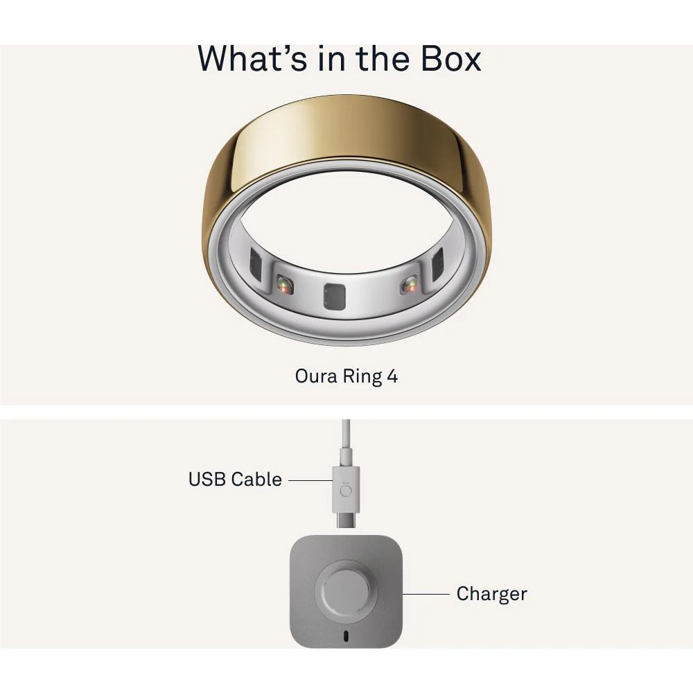 Oura Ring 4 [Size 13] (Gold) - Image 6