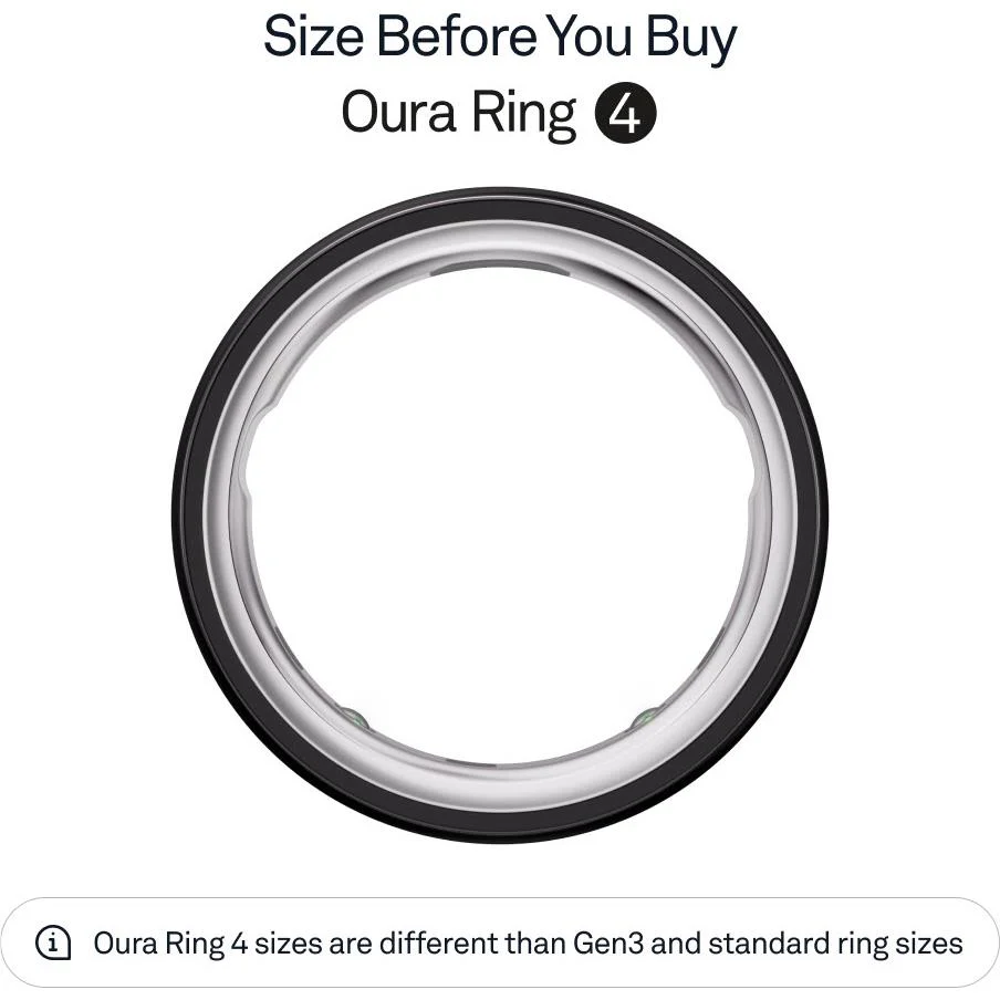 Oura Ring 4 [Size 4] (Black) - Image 3
