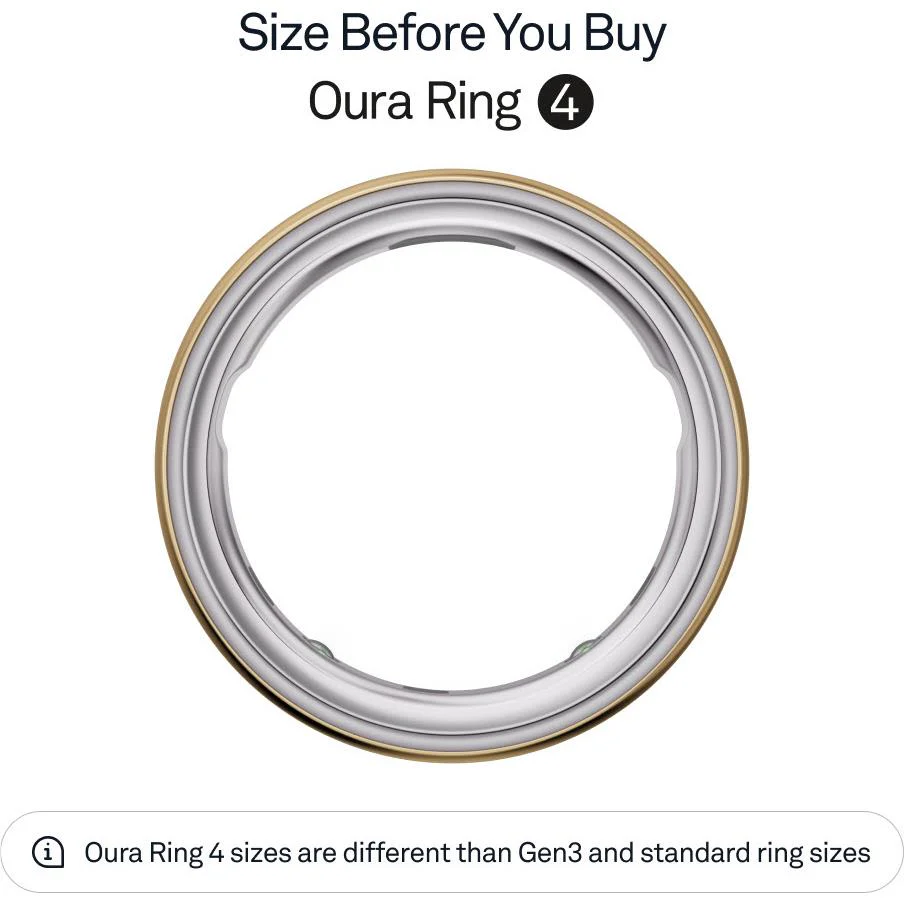 Oura Ring 4 [Size 5] (Gold) - Image 3