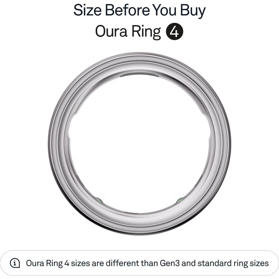 Oura Ring 4 [Size 5] (Silver) - Image 3