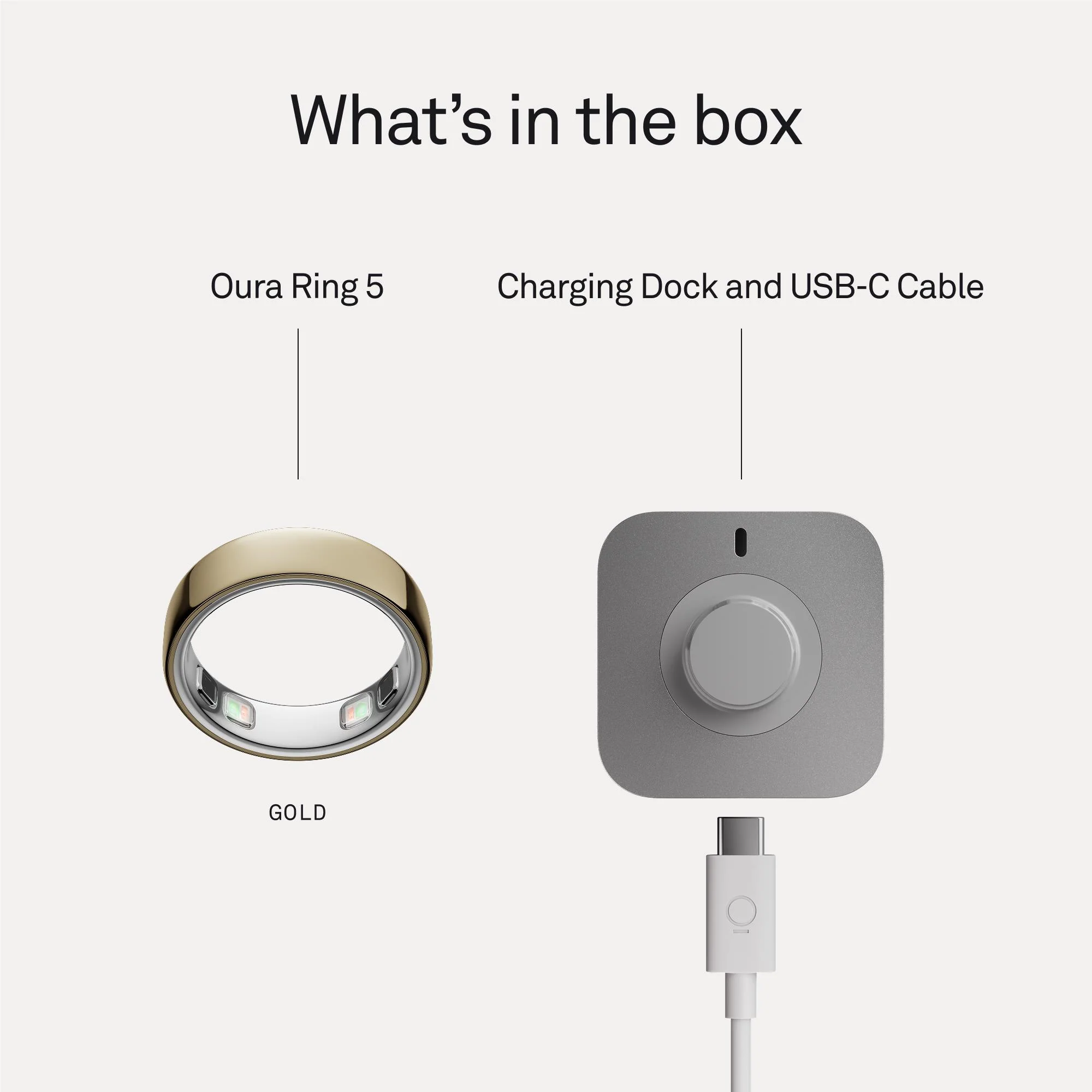 Oura Ring 5 [Size 12] (Gold) - Image 8