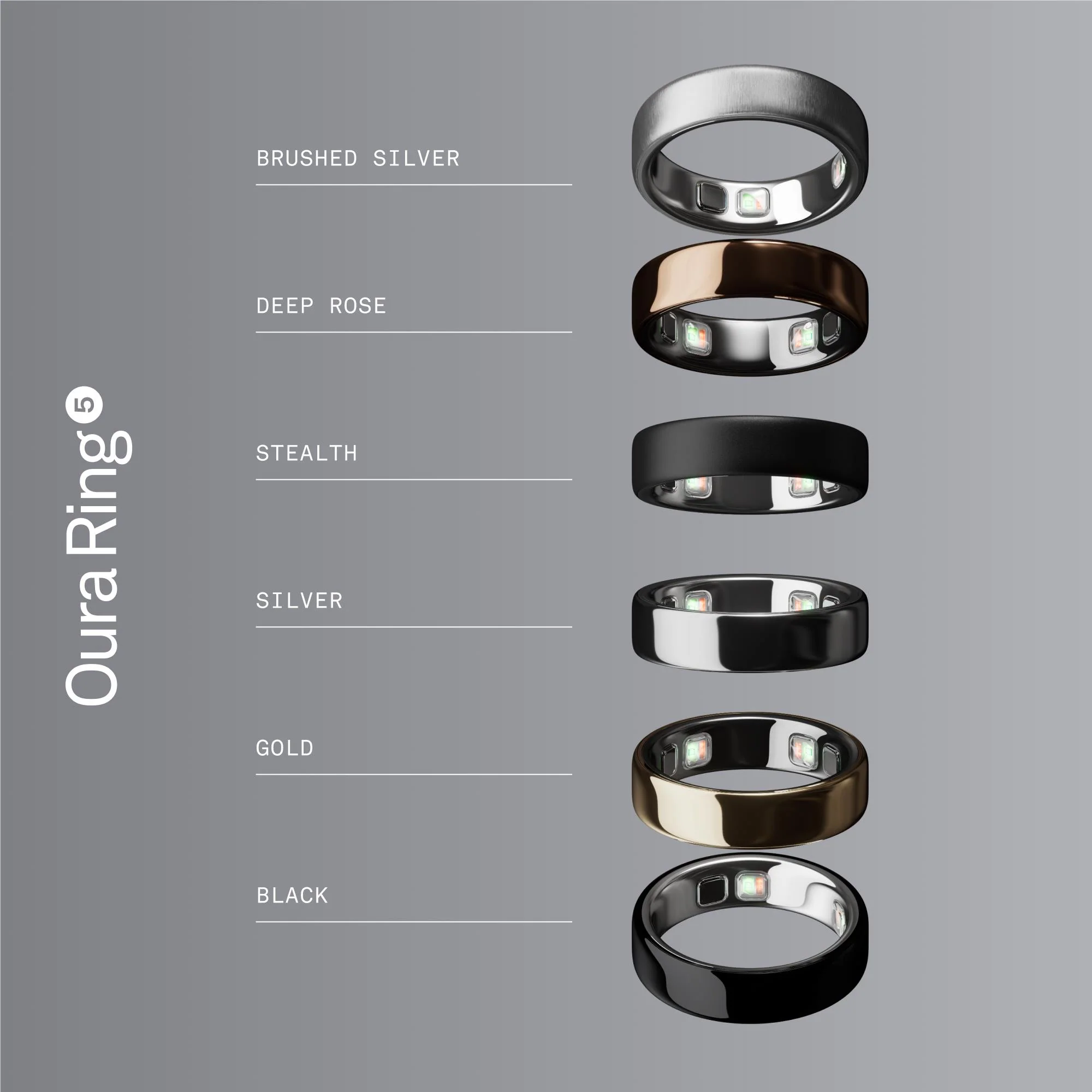 Oura Ring 5 [Size 7] (Silver) - Image 7