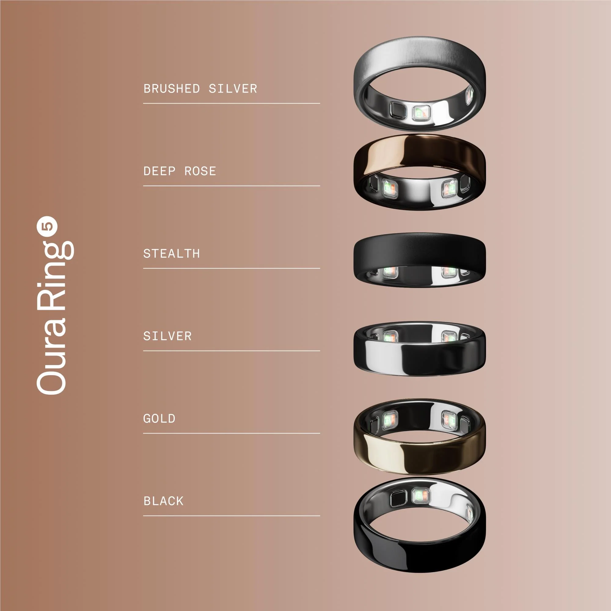 Oura Ring 5 [Size 9] (Deep Rose) - Image 7