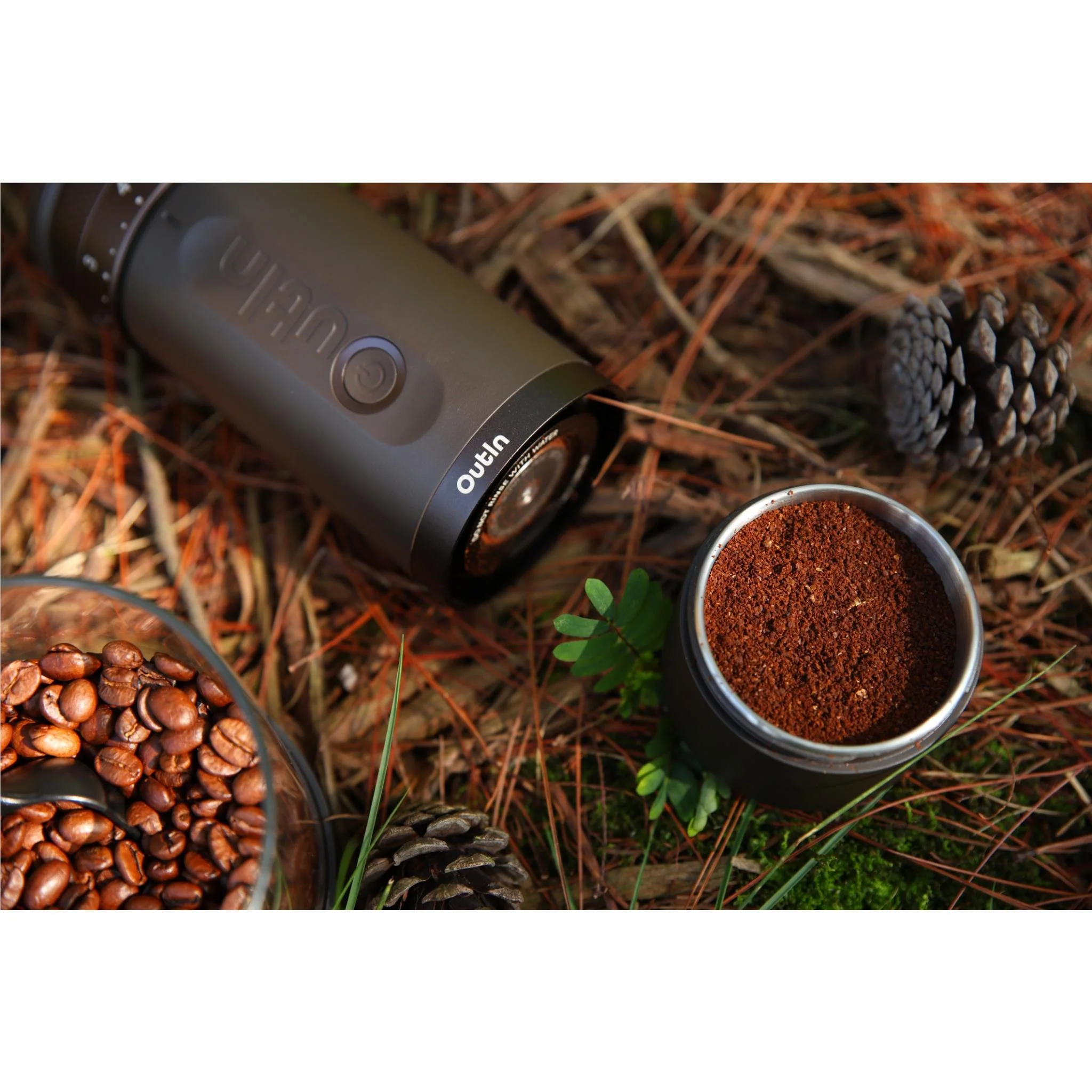 OutIn Fino Portable Electric Coffee Grinder 
(Tundra Brown) - Image 6