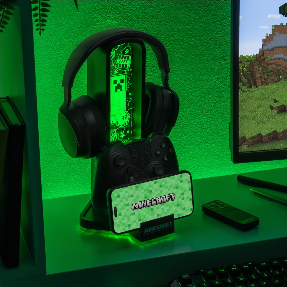Paladone Desk Headphone Light Stand (Minecraft) - Image 6