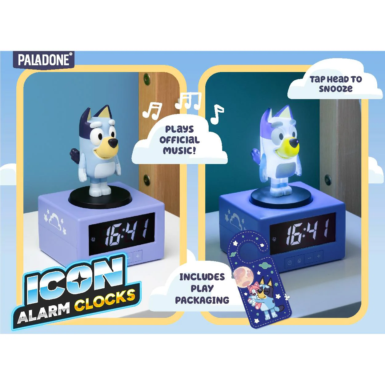Paladone Icon Alarm Clock (Bluey) - Image 3