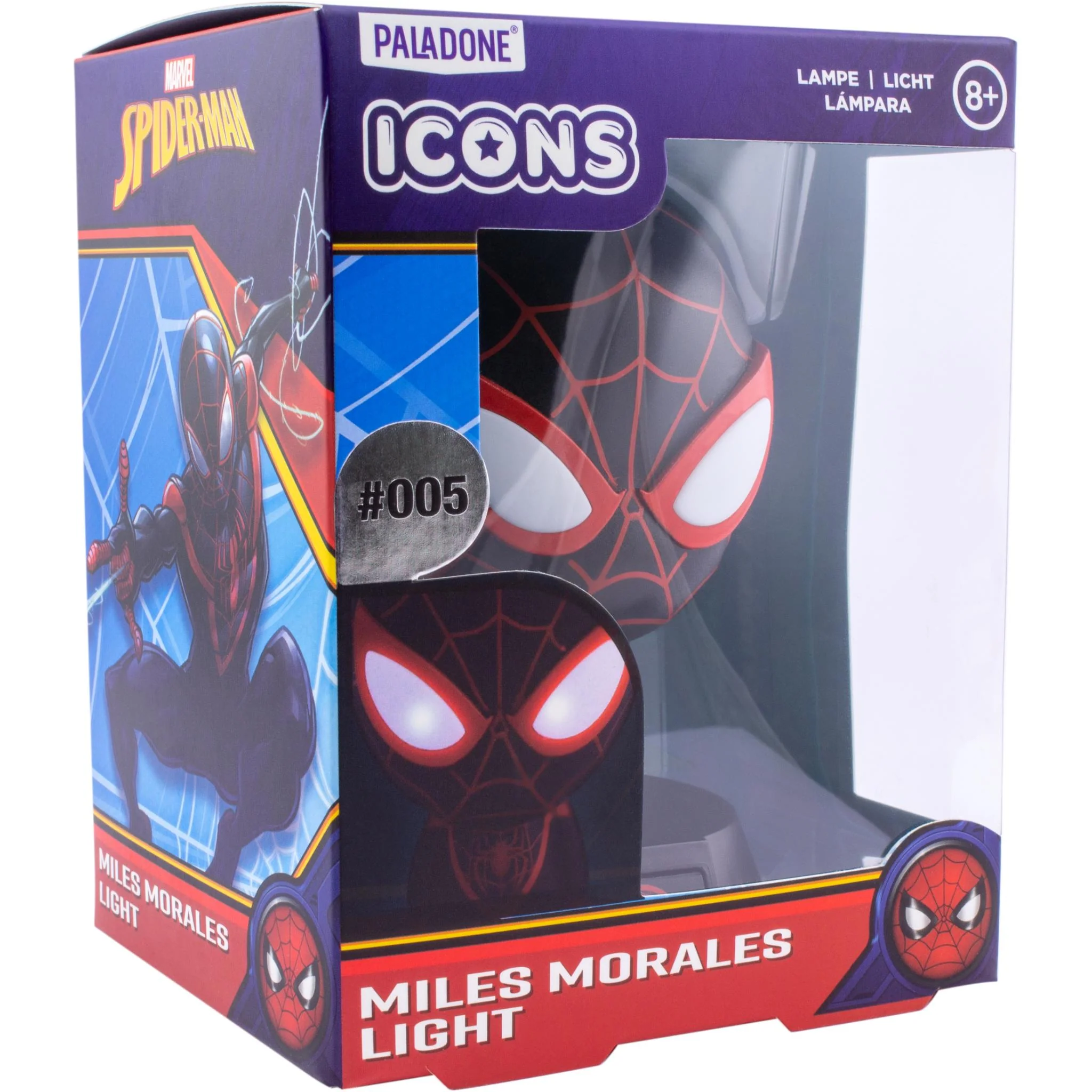 Paladone Icon Light (Spider-Man - Miles Morales) - Image 3
