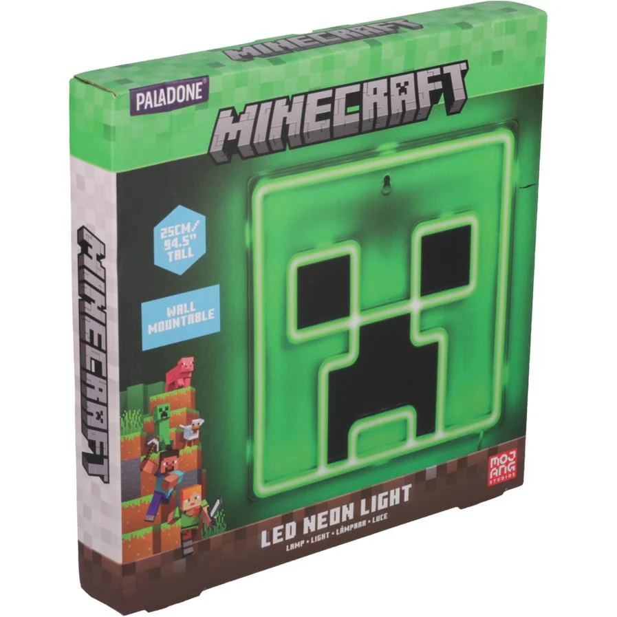 Paladone LED Neon Light (Minecraft Creeper) - Image 6