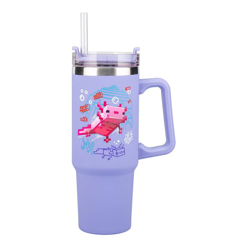 Paladone Minecraft Purple Travel Cup (900ml) - Image 2