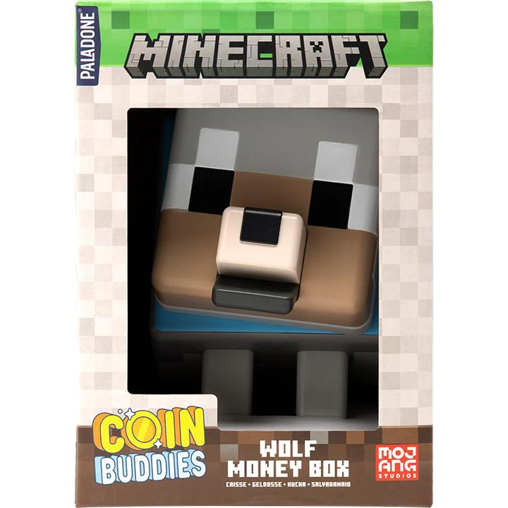 Paladone Shaped Money Box (Minecraft Wolf) - Image 4