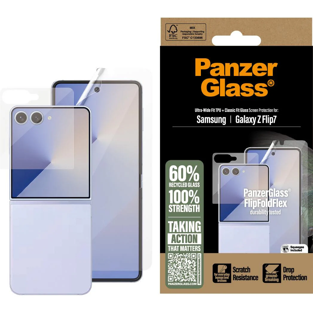 Panzer 2-in-1 Screen Protect Bundle for Galaxy Z Flip7 - Image 2