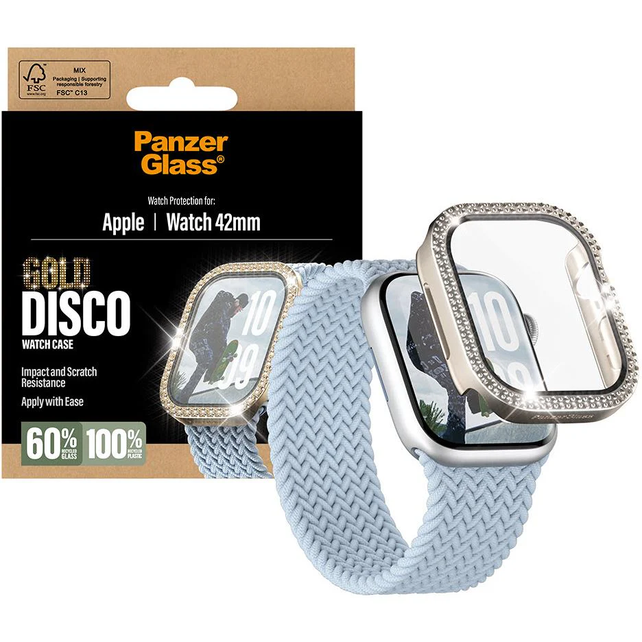 Panzer Fullbody Screen Protector for Apple Watch 11/10 42mm (Gold) - Image 5