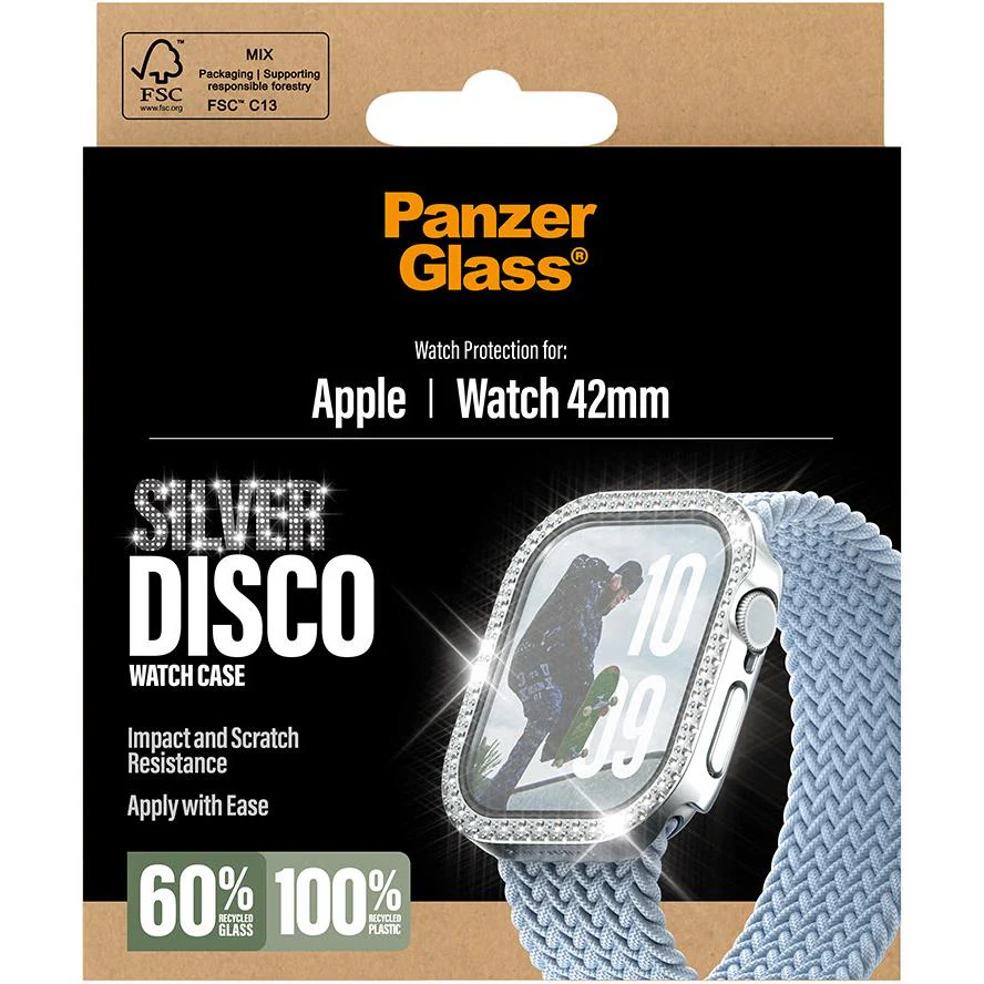 Panzer Fullbody Screen Protector for Apple Watch 11/10 42mm (Silver) - Image 3