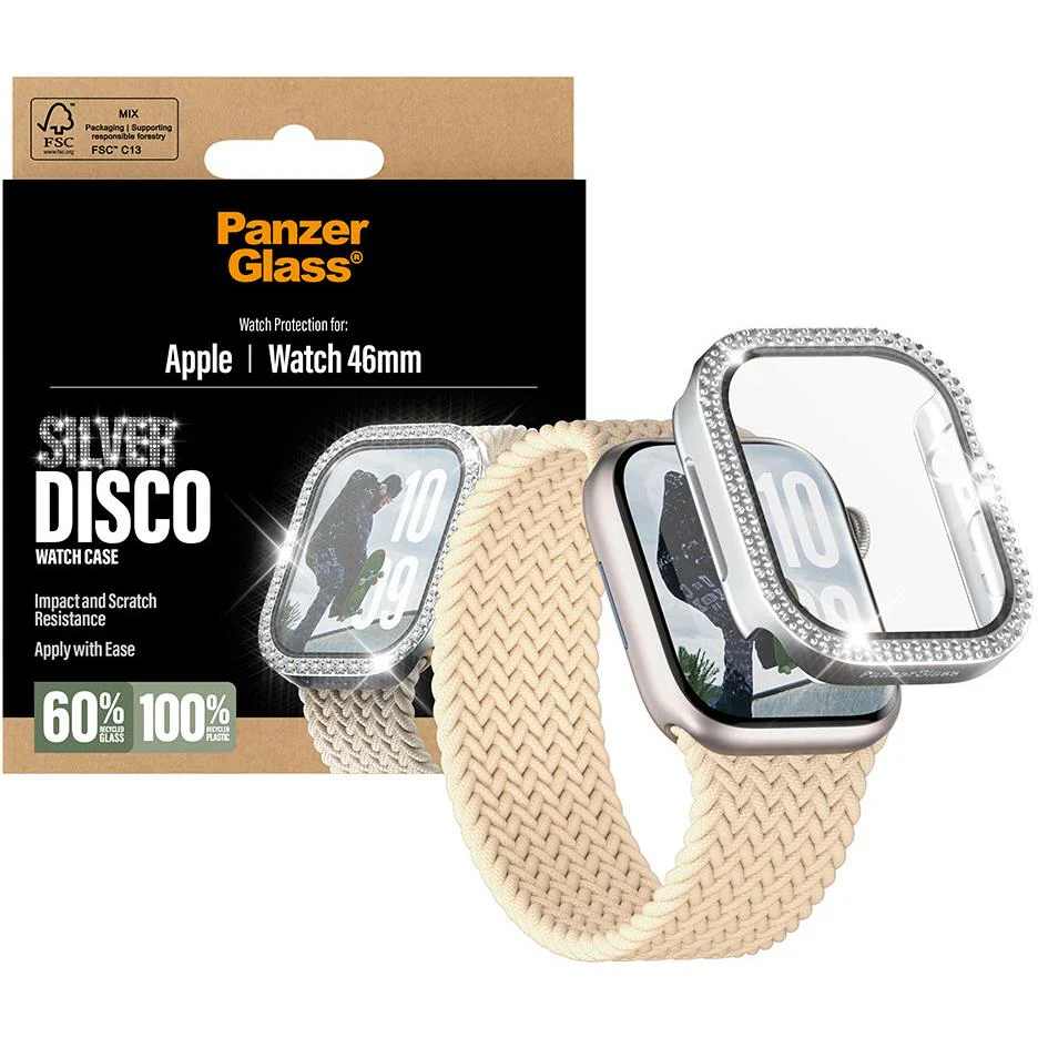 Panzer Fullbody Screen Protector for Apple Watch 11/10 46mm (Silver) - Image 5