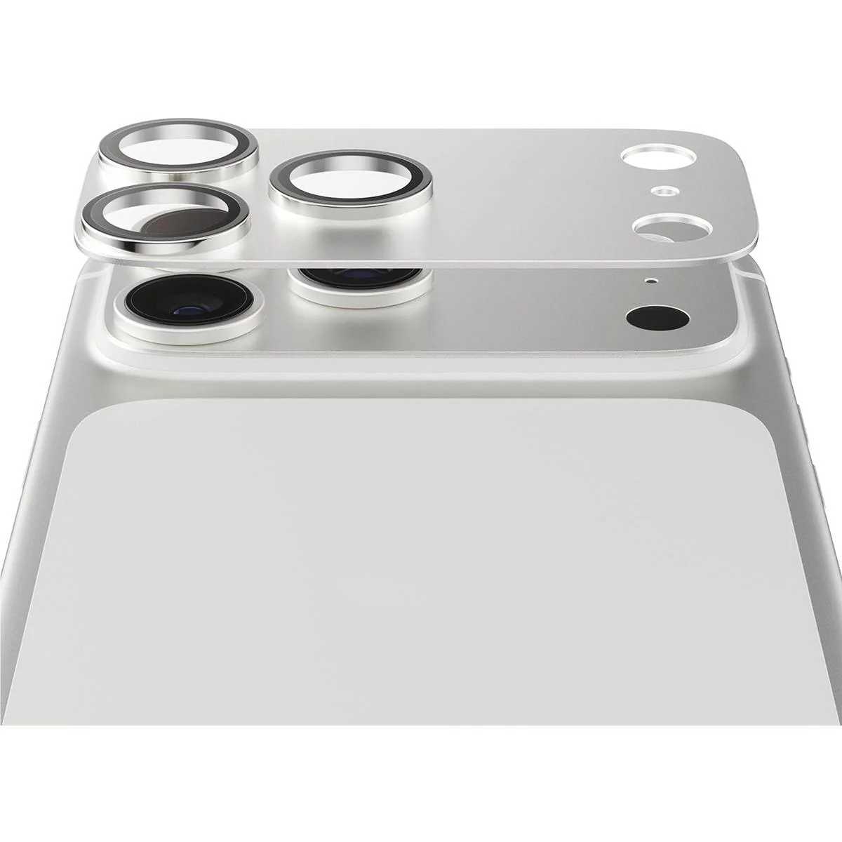 PanzerGlass Fender Camera Lens Protector for iPhone 17 Pro Max (Silver)