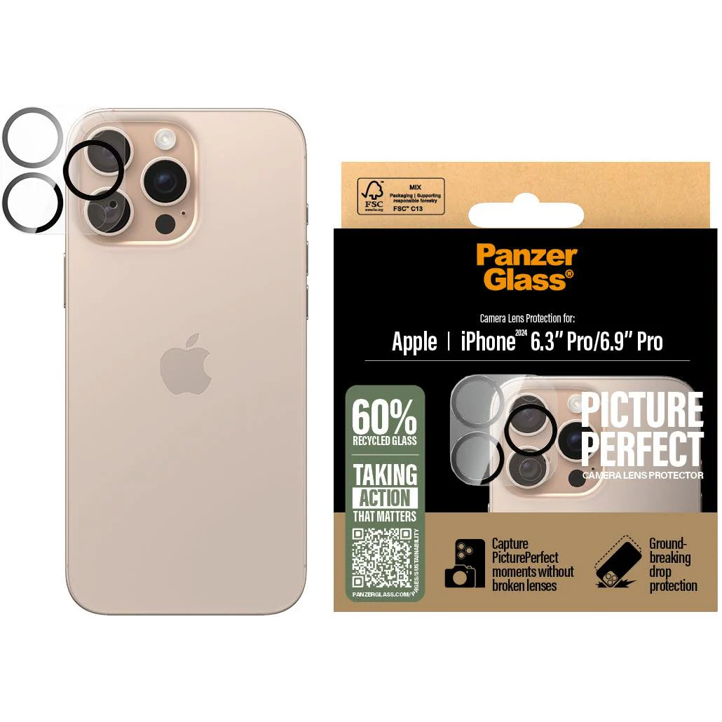 PanzerGlass Picture Perfect Lens Protector for iPhone 16 Pro/16 Pro Max - Image 2