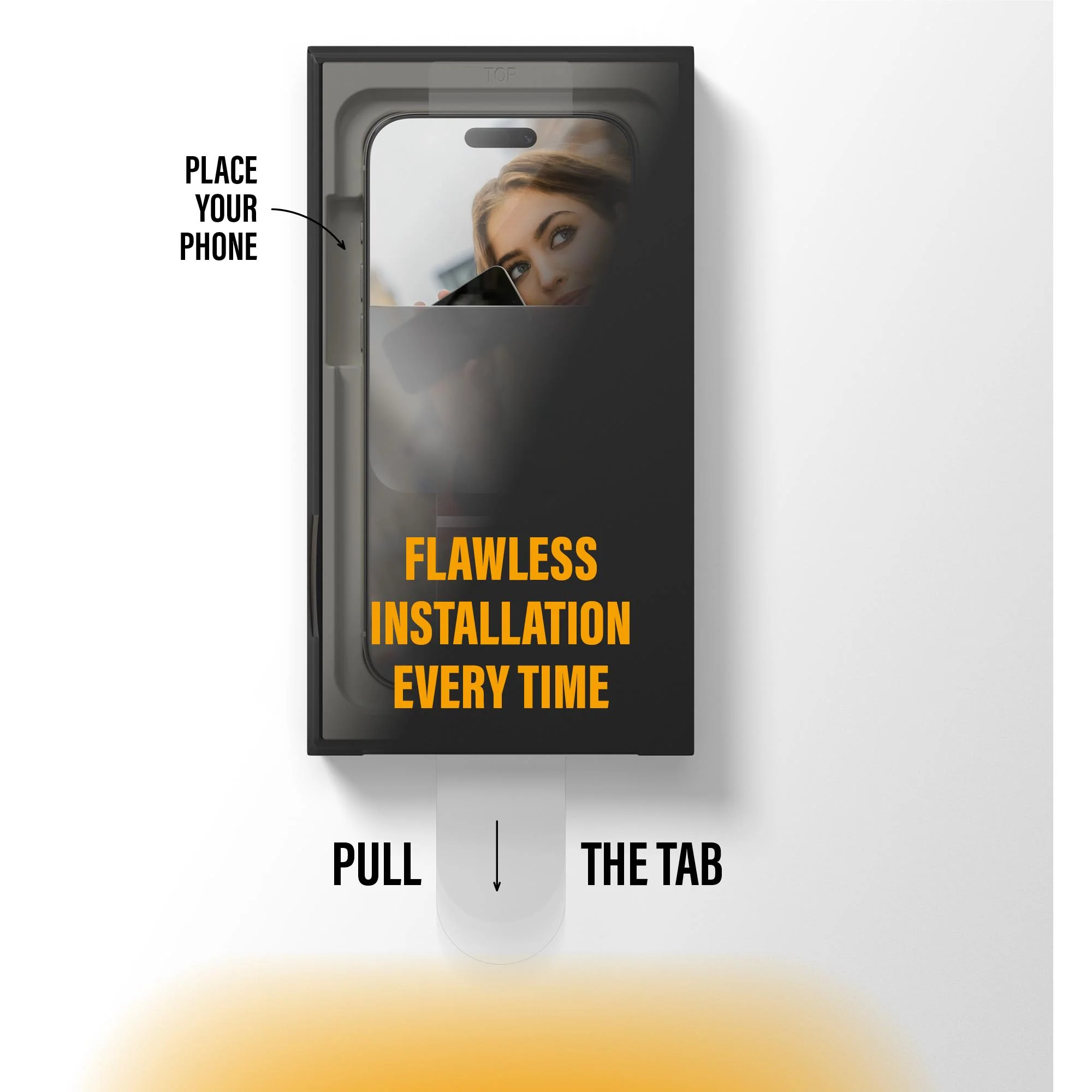 PanzerGlass Privacy UWF Screen Protector with Fastfit for iPhone 17 Pro Max - Image 3