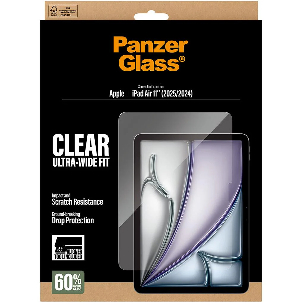 PanzerGlass Ultra-Wide Fit Screen Protector with Fast Fit for iPad Air 11" M3/M2 - Image 3