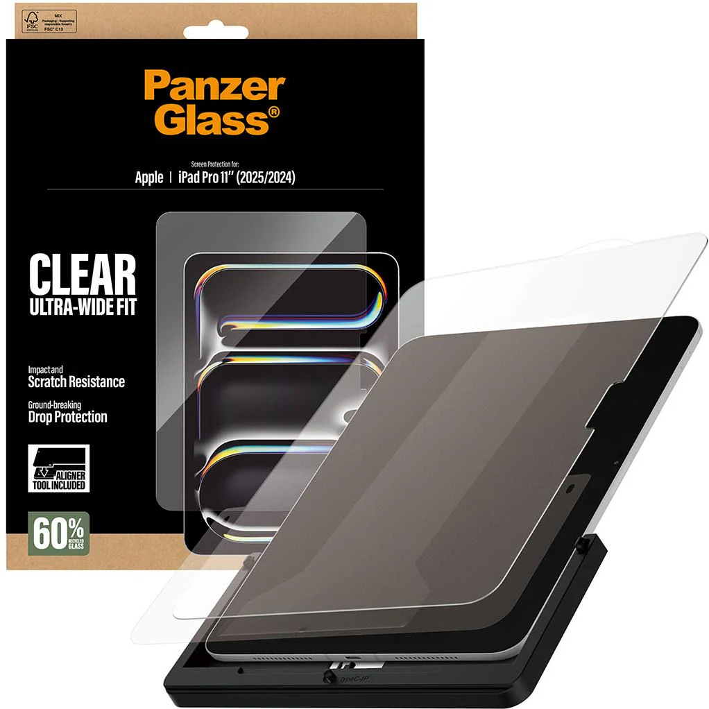 PanzerGlass Ultra-Wide Fit Screen Protector with Fast Fit for iPad Pro 11" M5/M4 - Image 5
