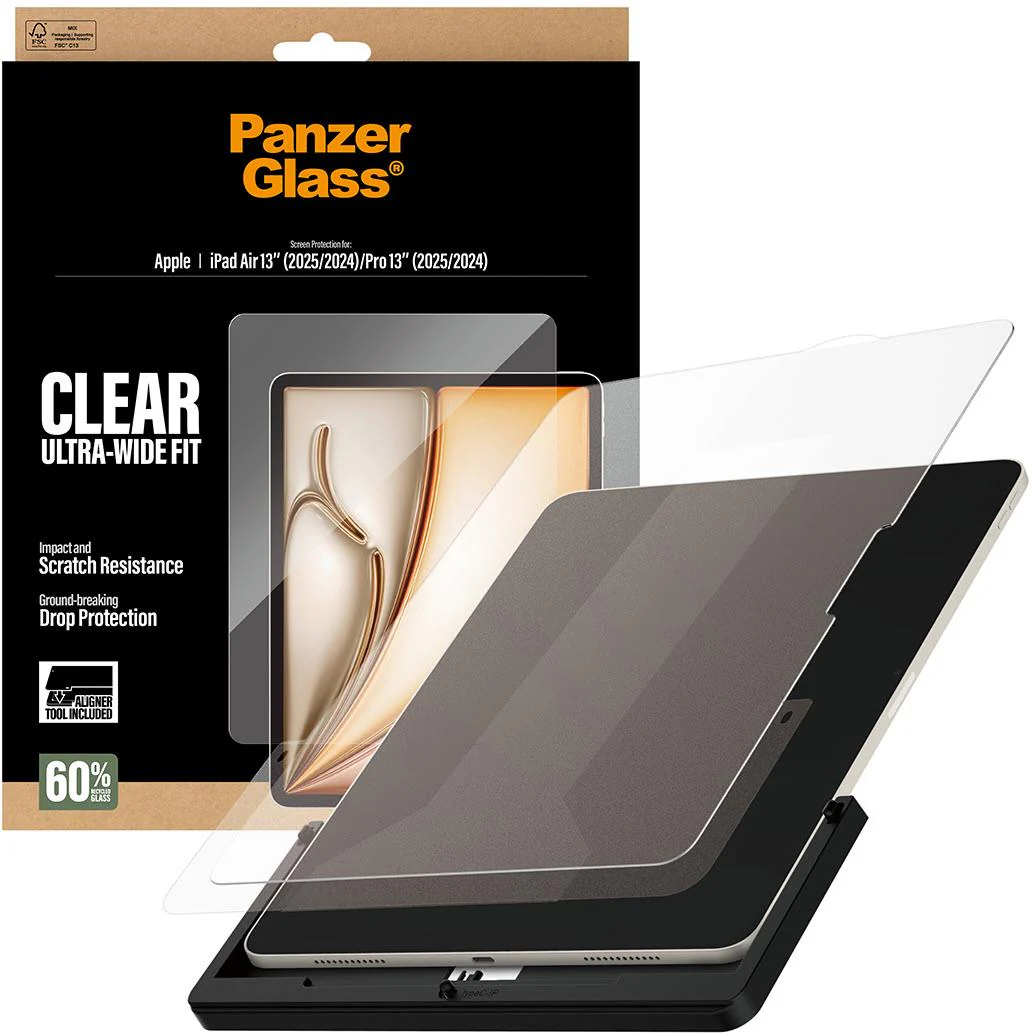 PanzerGlass Ultra-Wide Fit Screen Protector with Fast Fit for iPad Pro 13" M5/M4 - Image 4