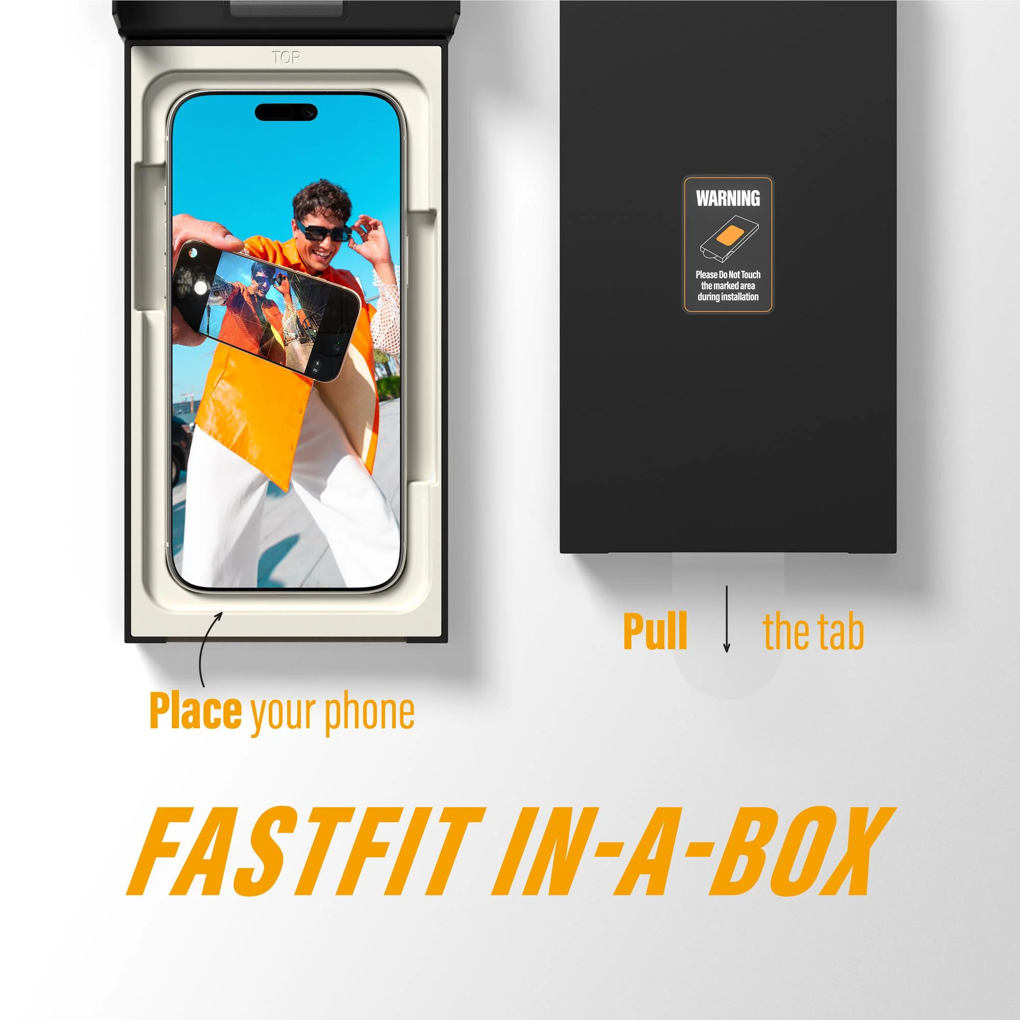 PanzerGlass UWF Screen Protector with Fastfit for iPhone 17 - Image 2