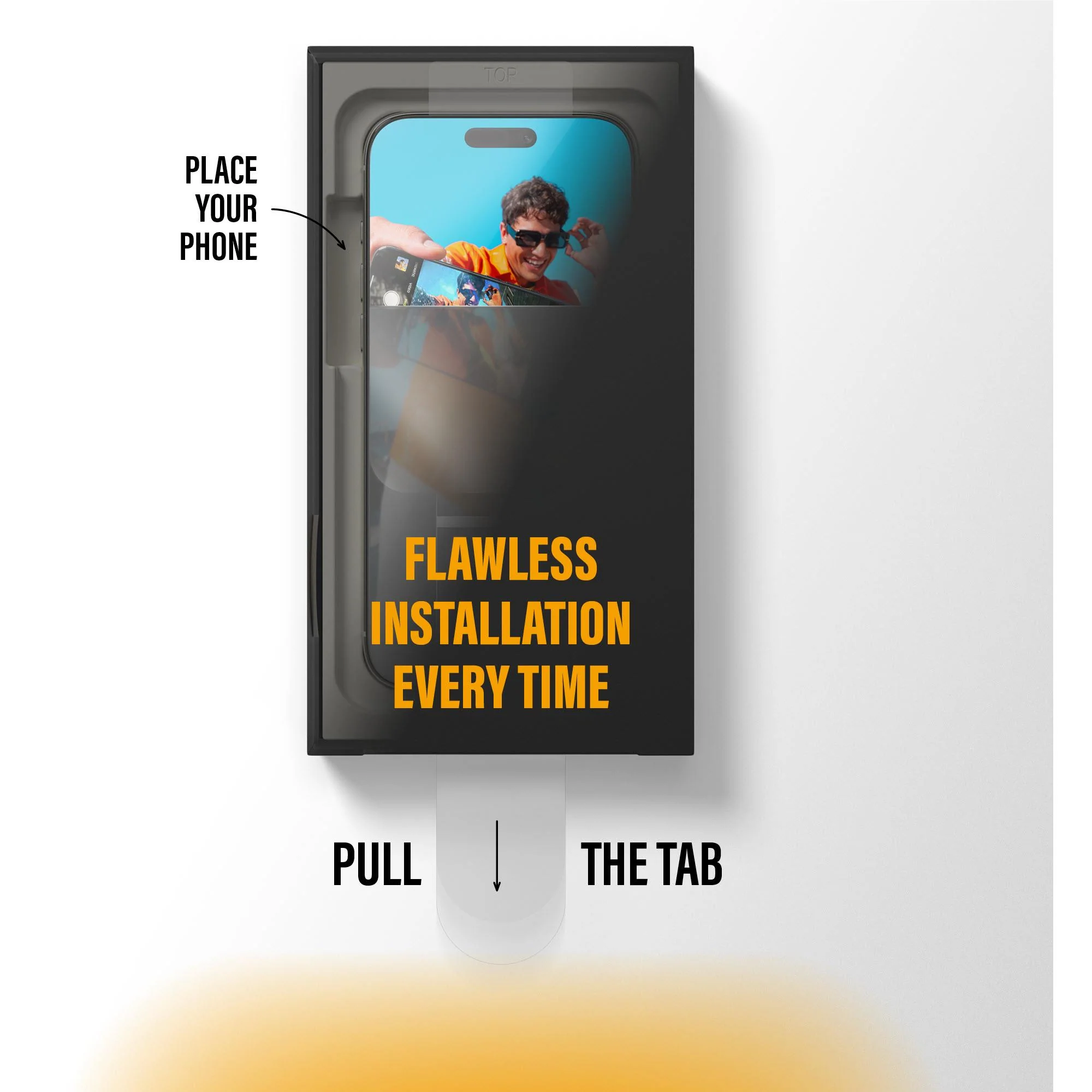 PanzerGlass UWF Screen Protector with Fastfit for iPhone 17 - Image 3
