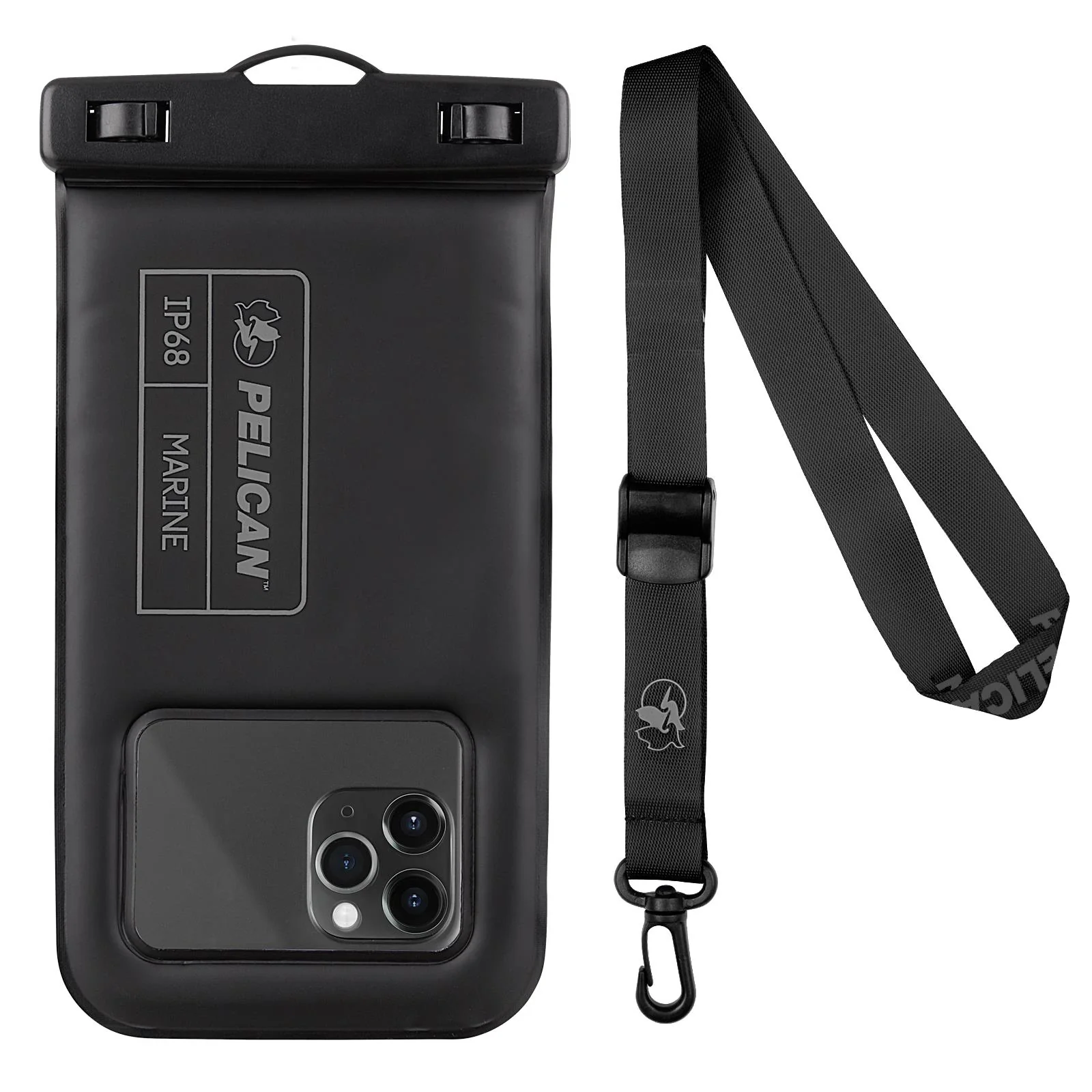 Pelican Marine Universal Floating Phone Pouch (Stealth Black)
