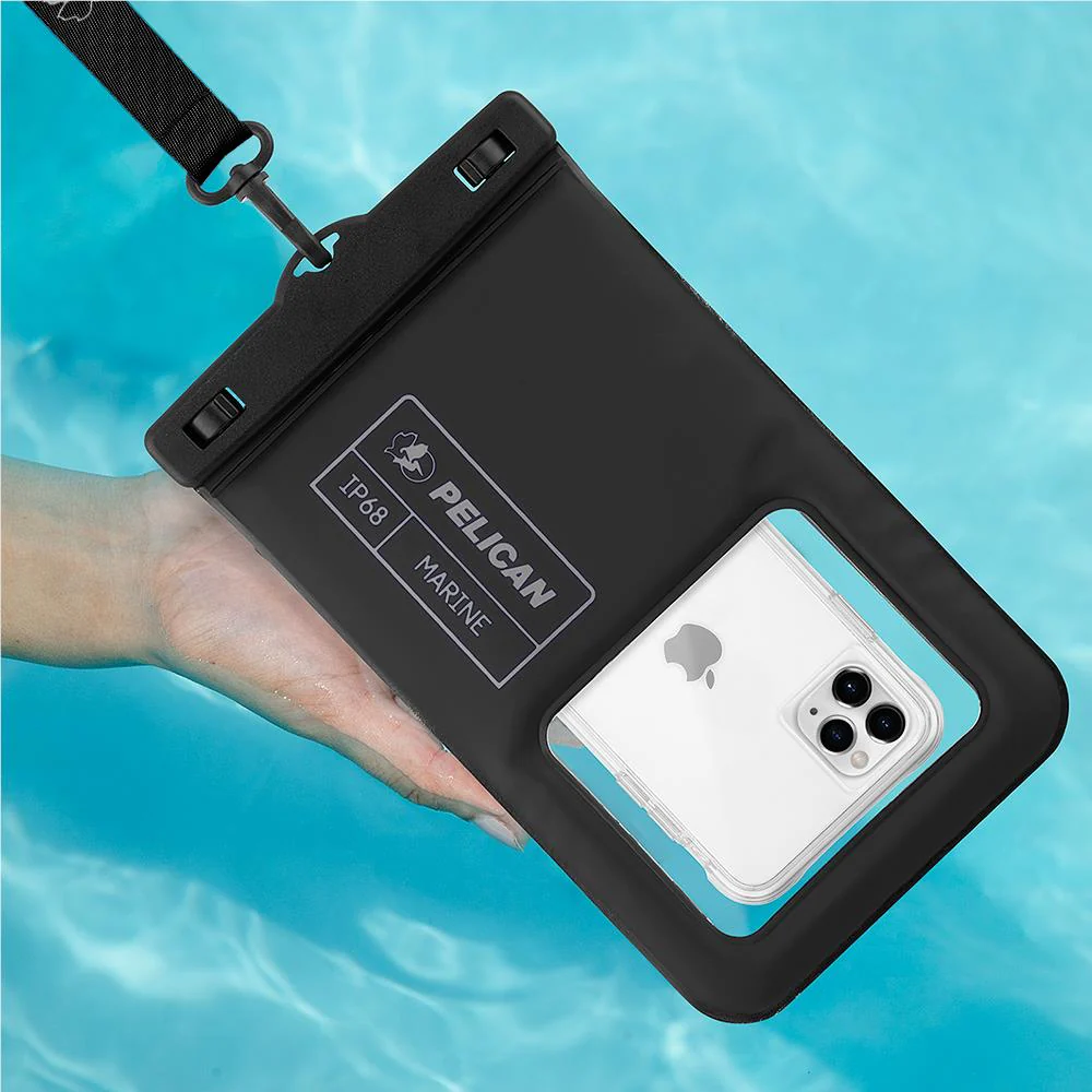 Pelican Marine Universal Floating Phone Pouch (Stealth Black) - Image 10