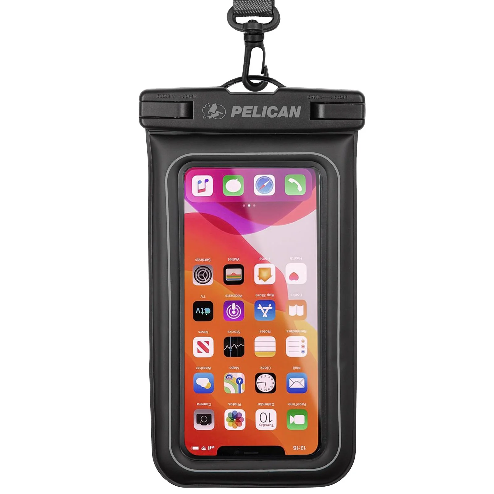 Pelican Marine Universal Floating Phone Pouch (Stealth Black) - Image 3