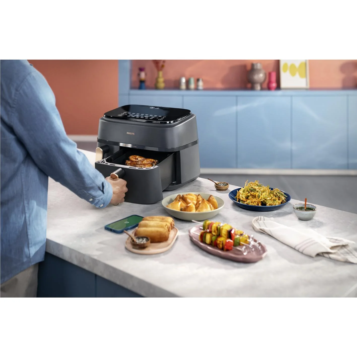 Philips 3000 Series Dual Basket 9L Air Fryer XXL - Image 10