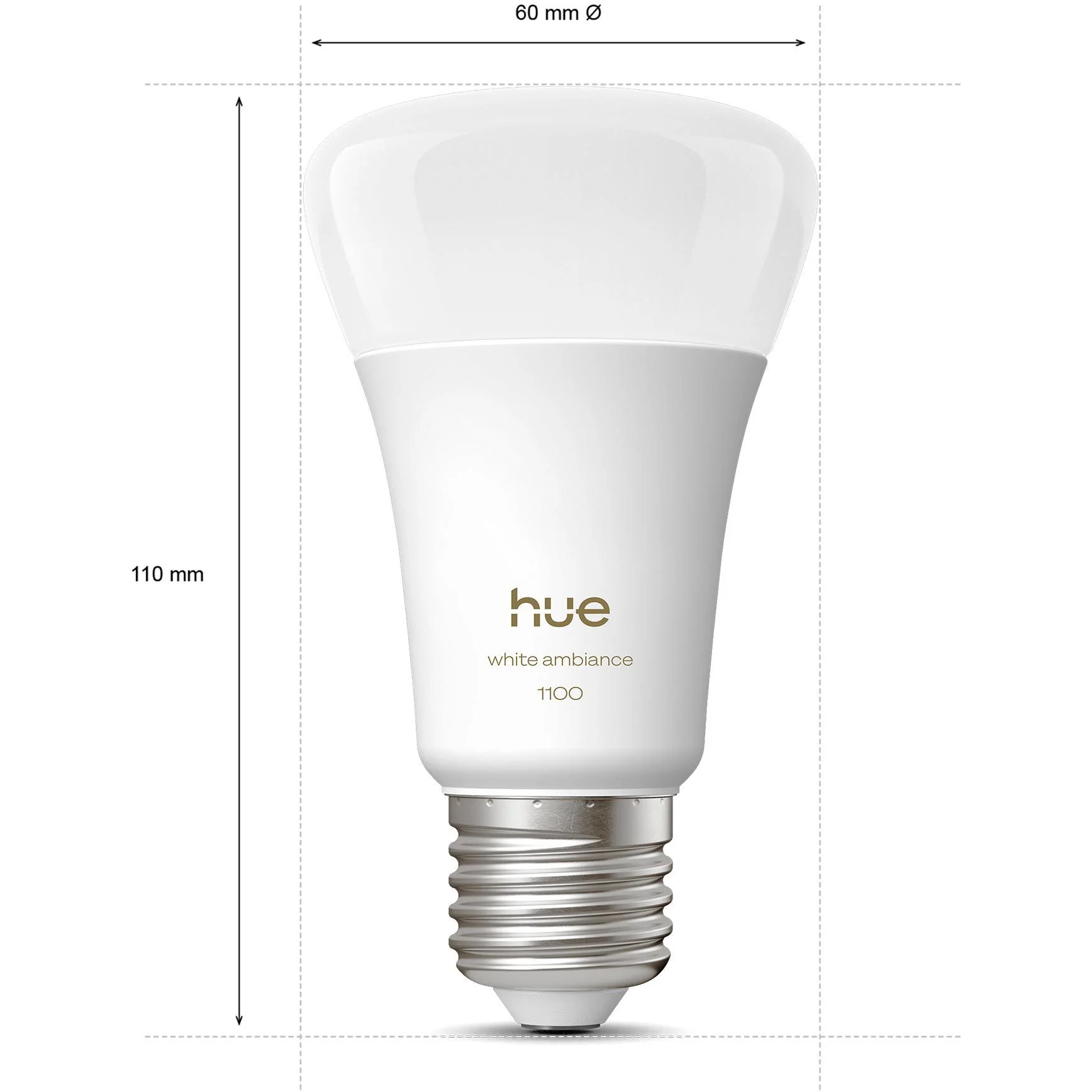 Philips Hue White/Colour 15W A67 E27 Bulb - Image 3