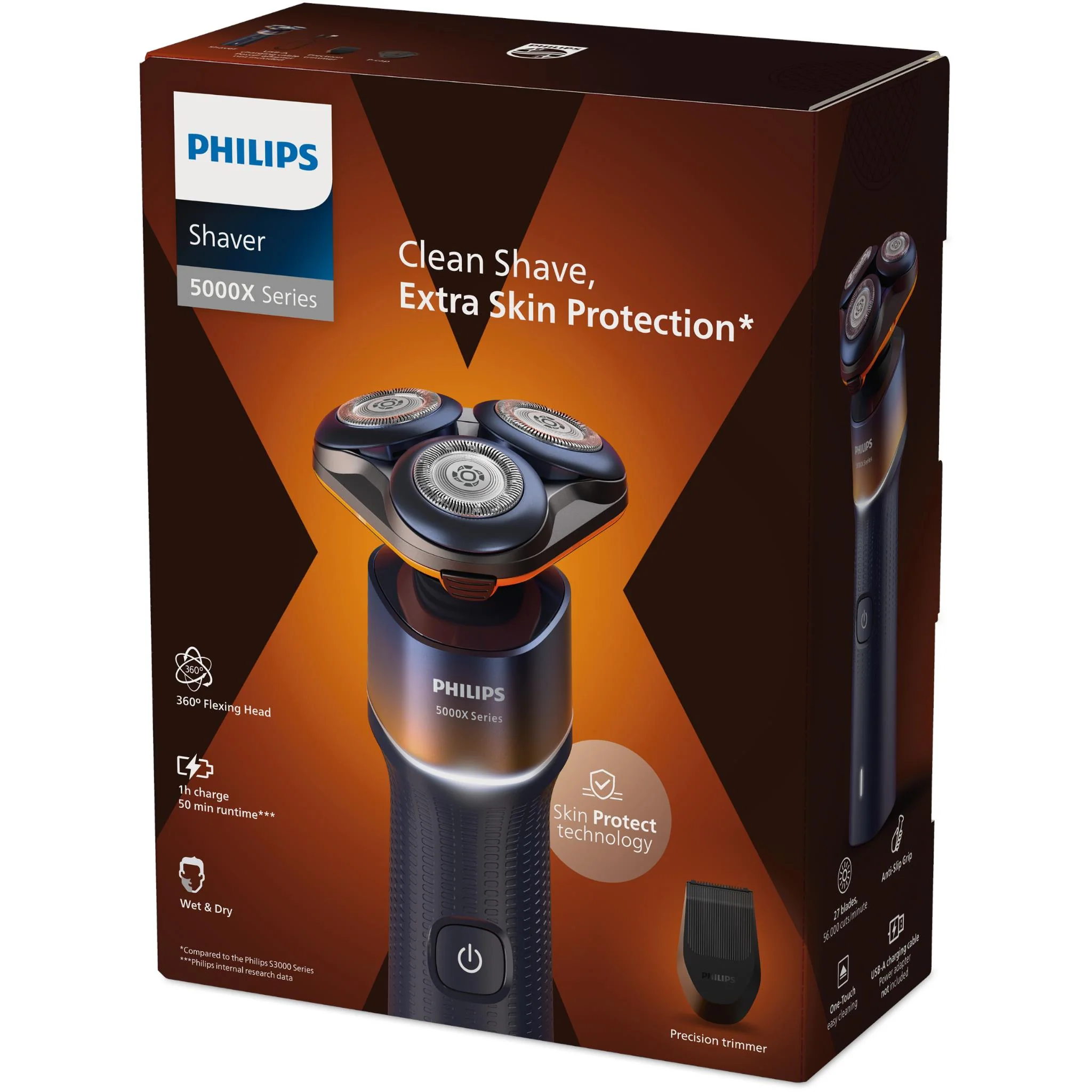 Philips Shaver 5000X Series Wet & Dry Electric Shaver - Image 8