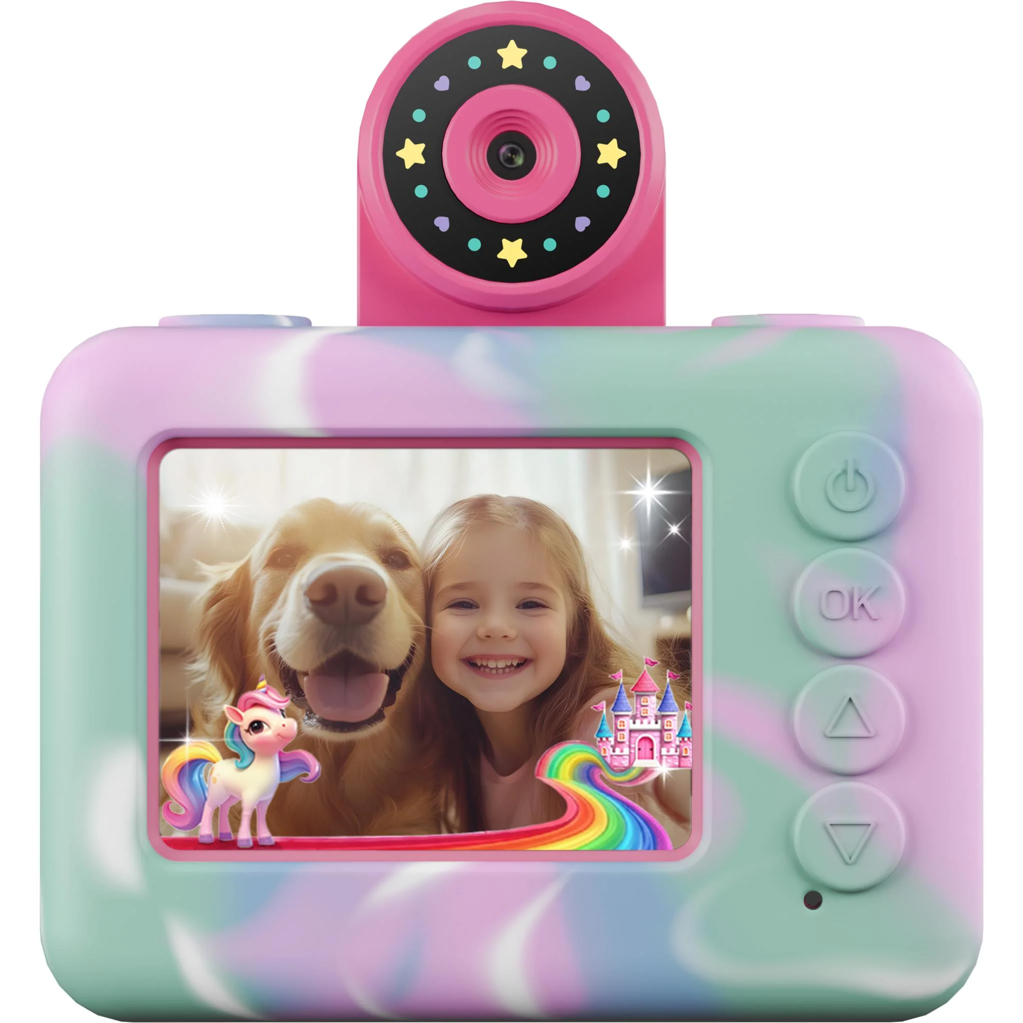Pixbee PixPlay (Gen 2) Kids Digital Camera (Ice Cream Rainbow) - Image 4