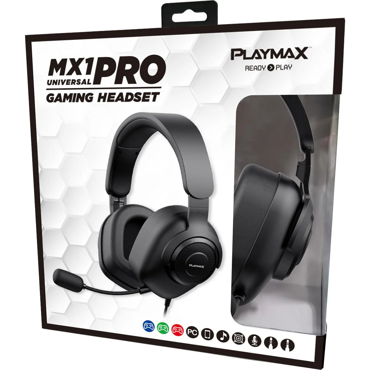 Playmax MX1 Pro Gaming Headset (Black) - Image 8