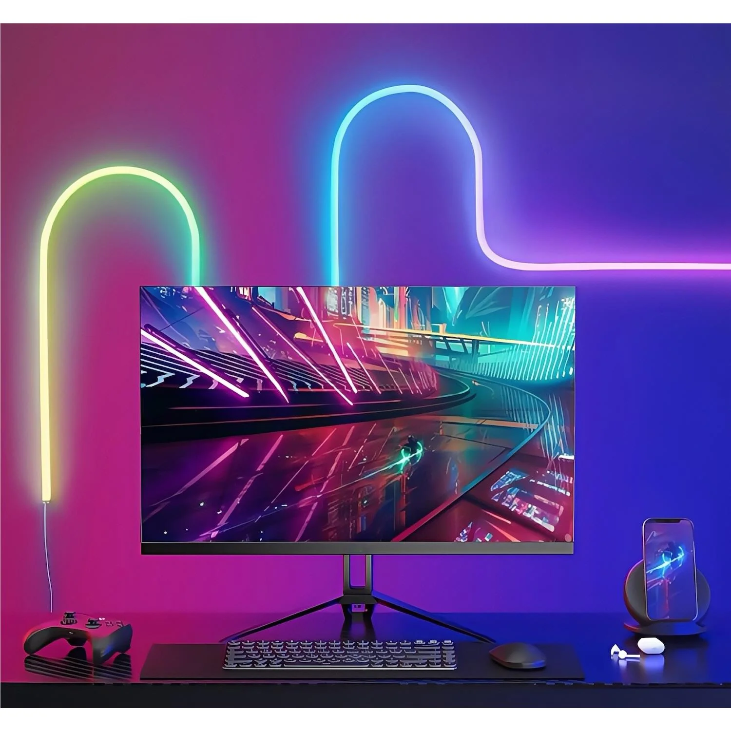 Playmax RGB Flexi Strip Light (3m) - Image 4