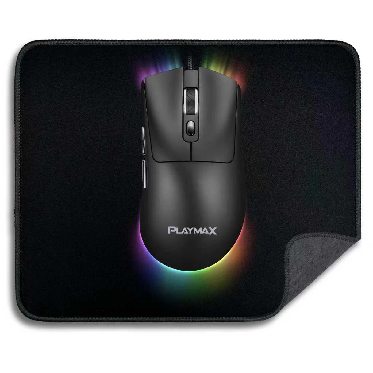 Playmax RGB Gaming Mouse and Mouse Mat Combo (Black) - Image 4