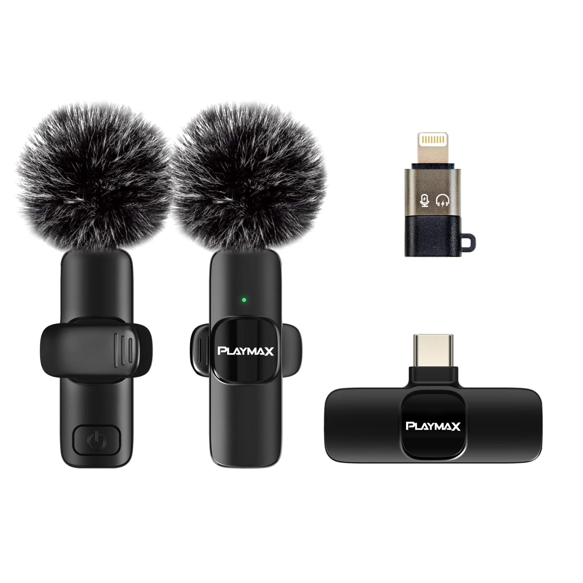 Playmax Wireless Streamcast Microphone (Black)