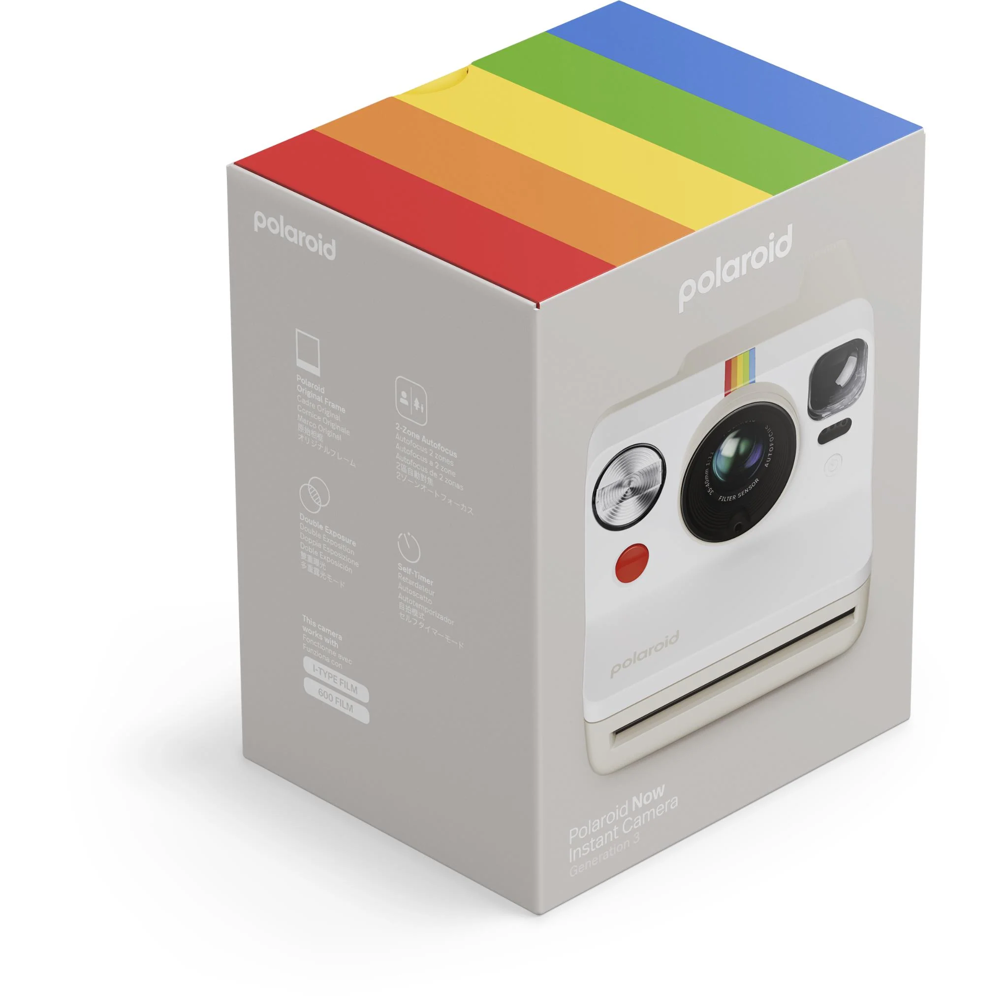 Polaroid Now Generation 3 Instant Camera (Pebble White) - Image 5