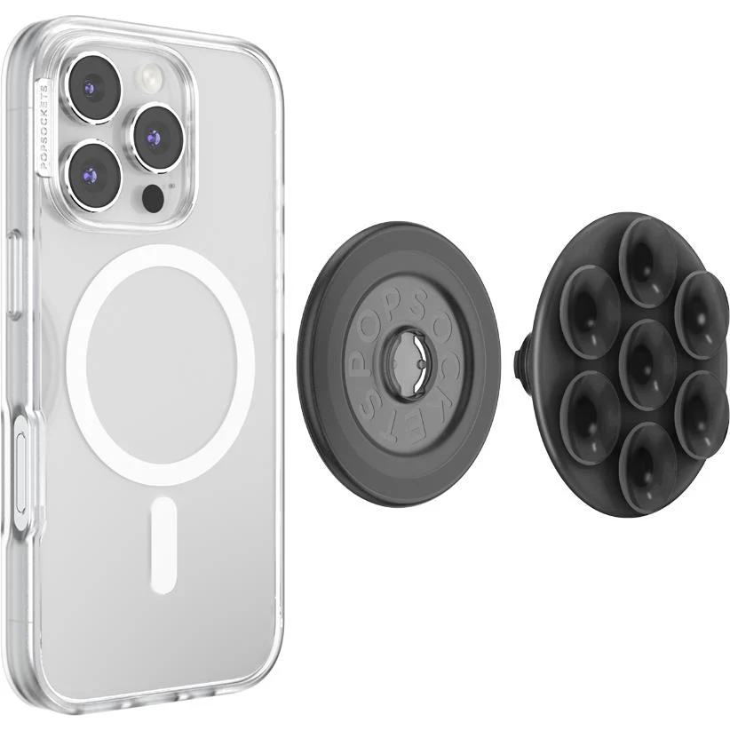 Popsockets Magsafe PopGrip (Suck-Up Suction - Black) - Image 4