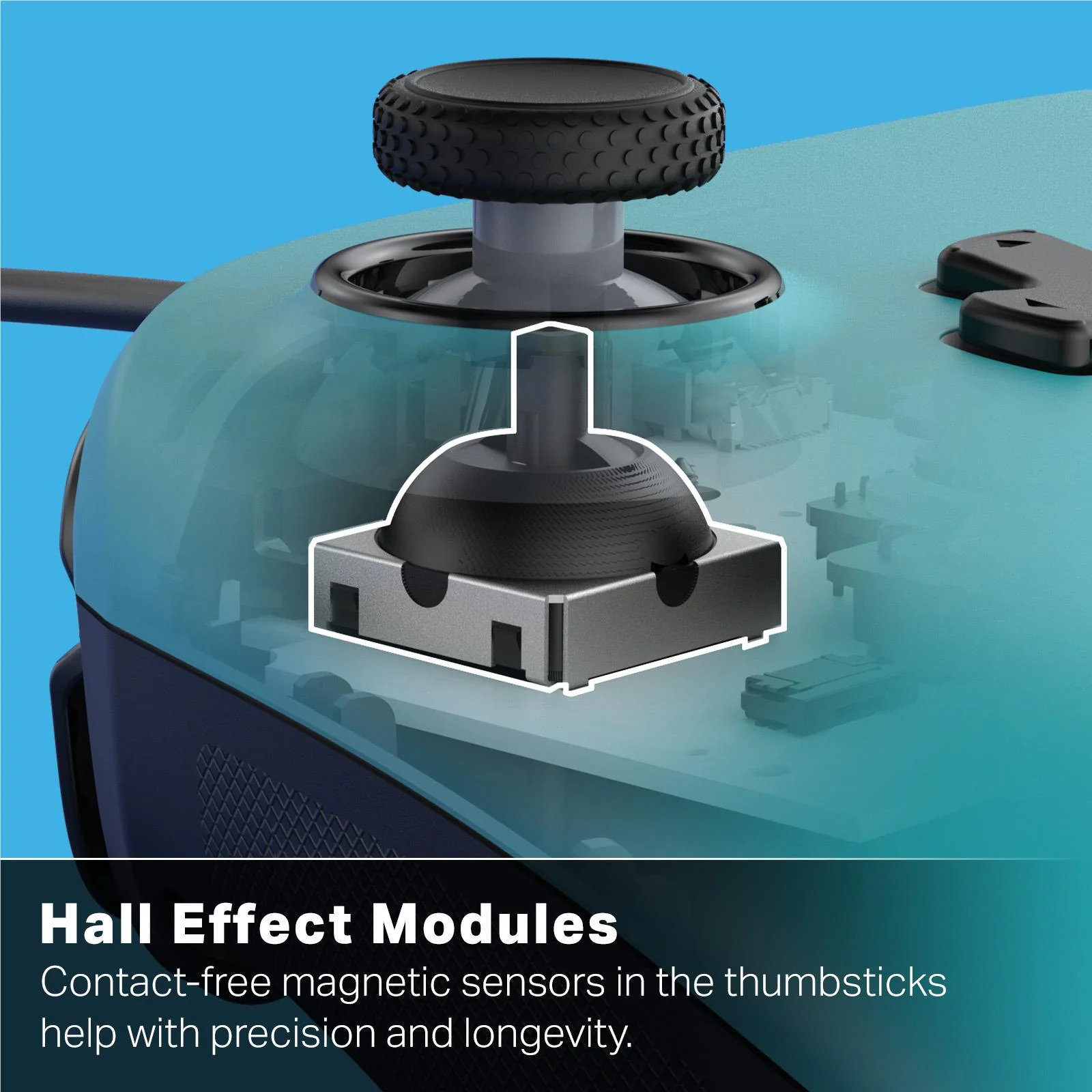 PowerA Advanced Wired Controller with Hall Effect Modules for Nintendo Switch 2 (Mario Time) - Image 8