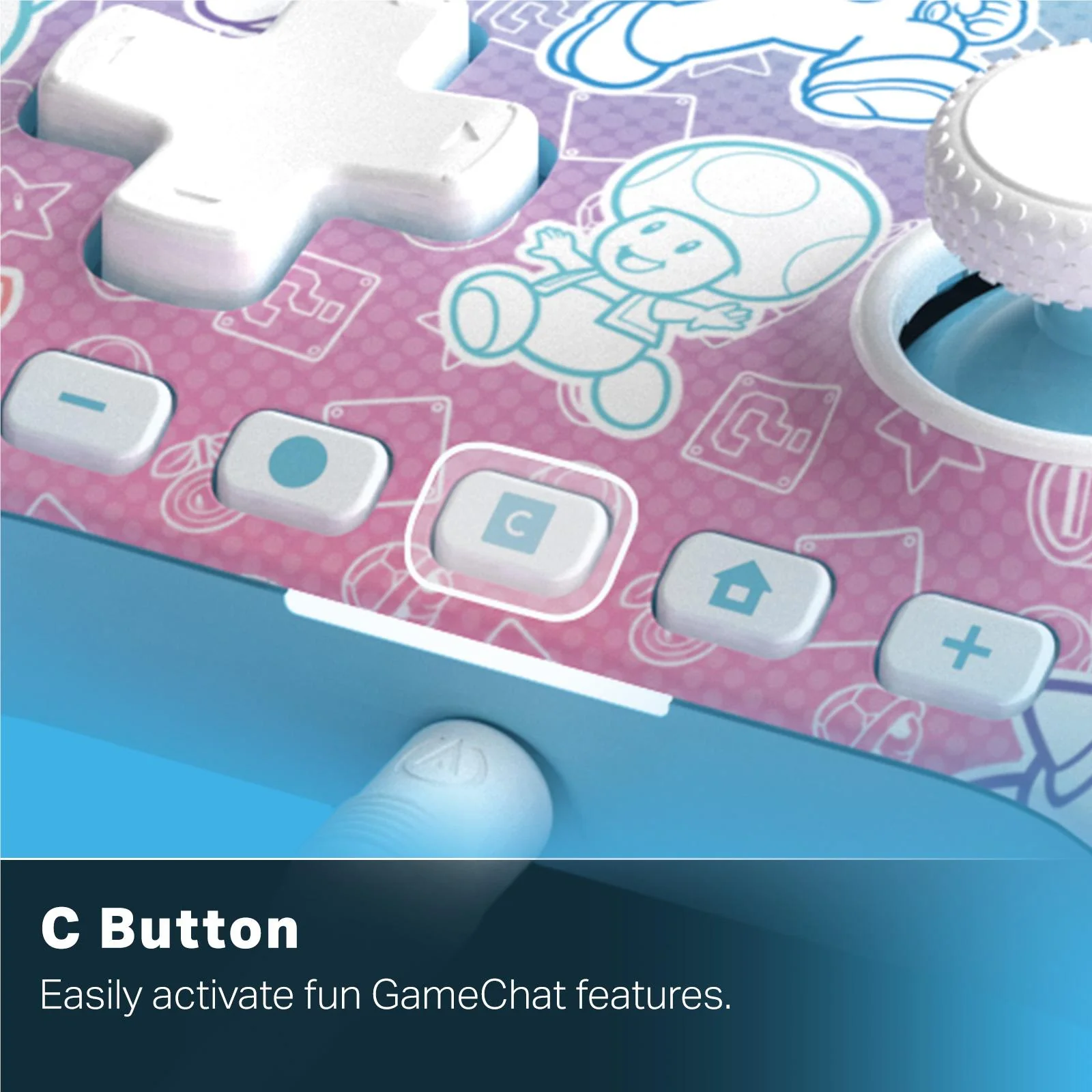 PowerA Advanced Wired Controller with Hall Effect Modules for Nintendo Switch 2 (Mushroom Kingdom) - Image 10