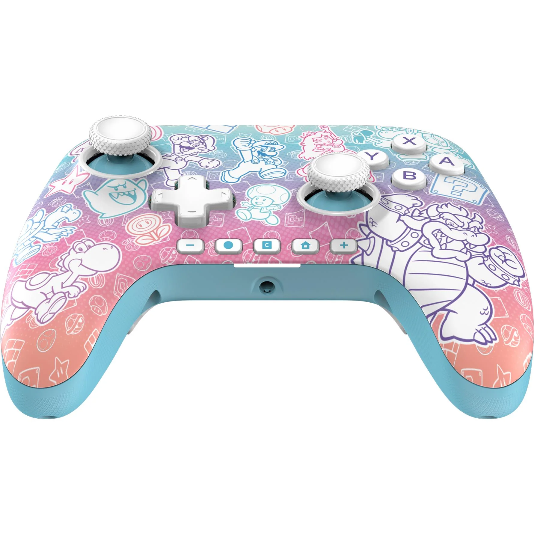 PowerA Advanced Wired Controller with Hall Effect Modules for Nintendo Switch 2 (Mushroom Kingdom) - Image 6