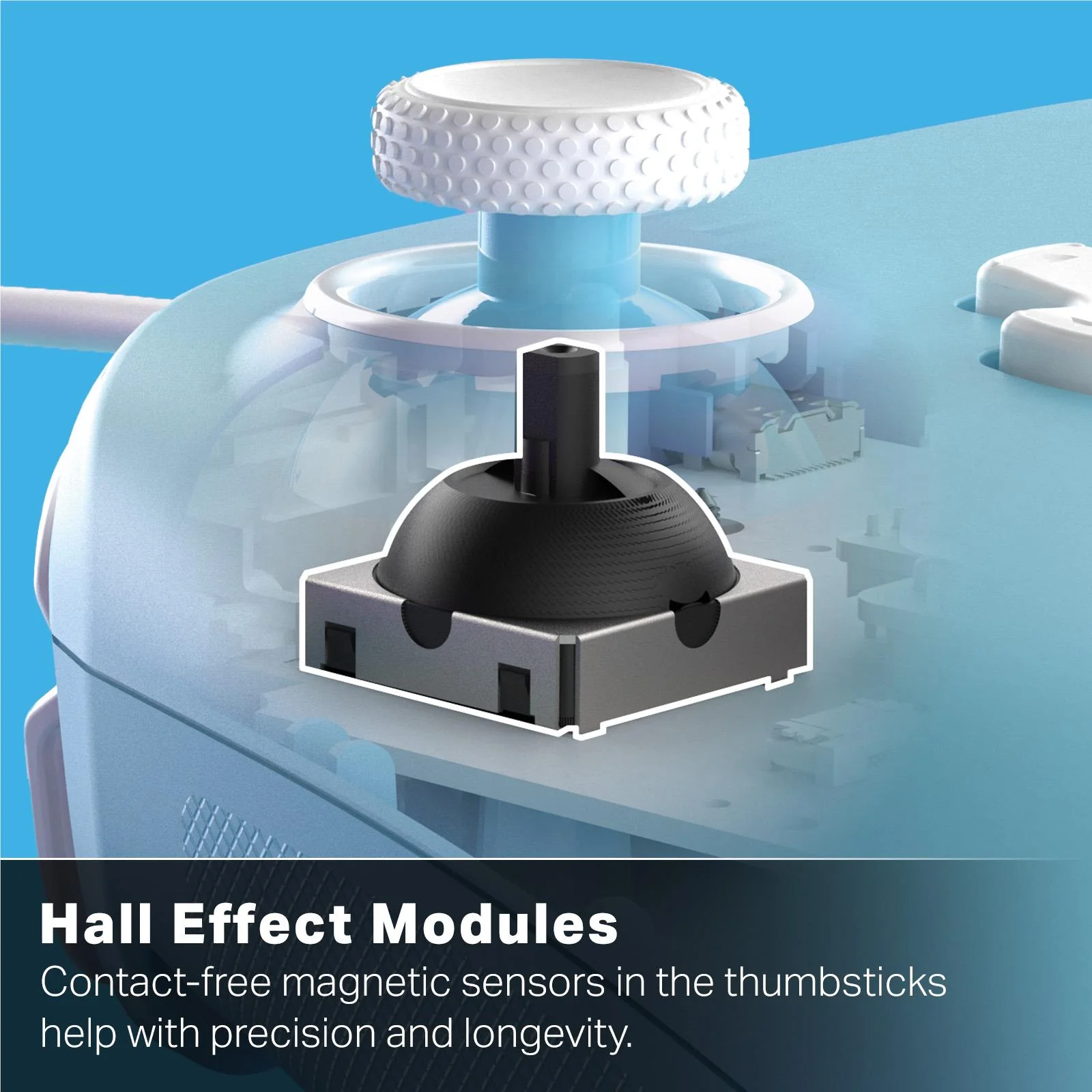 PowerA Advanced Wired Controller with Hall Effect Modules for Nintendo Switch 2 (Mushroom Kingdom) - Image 8