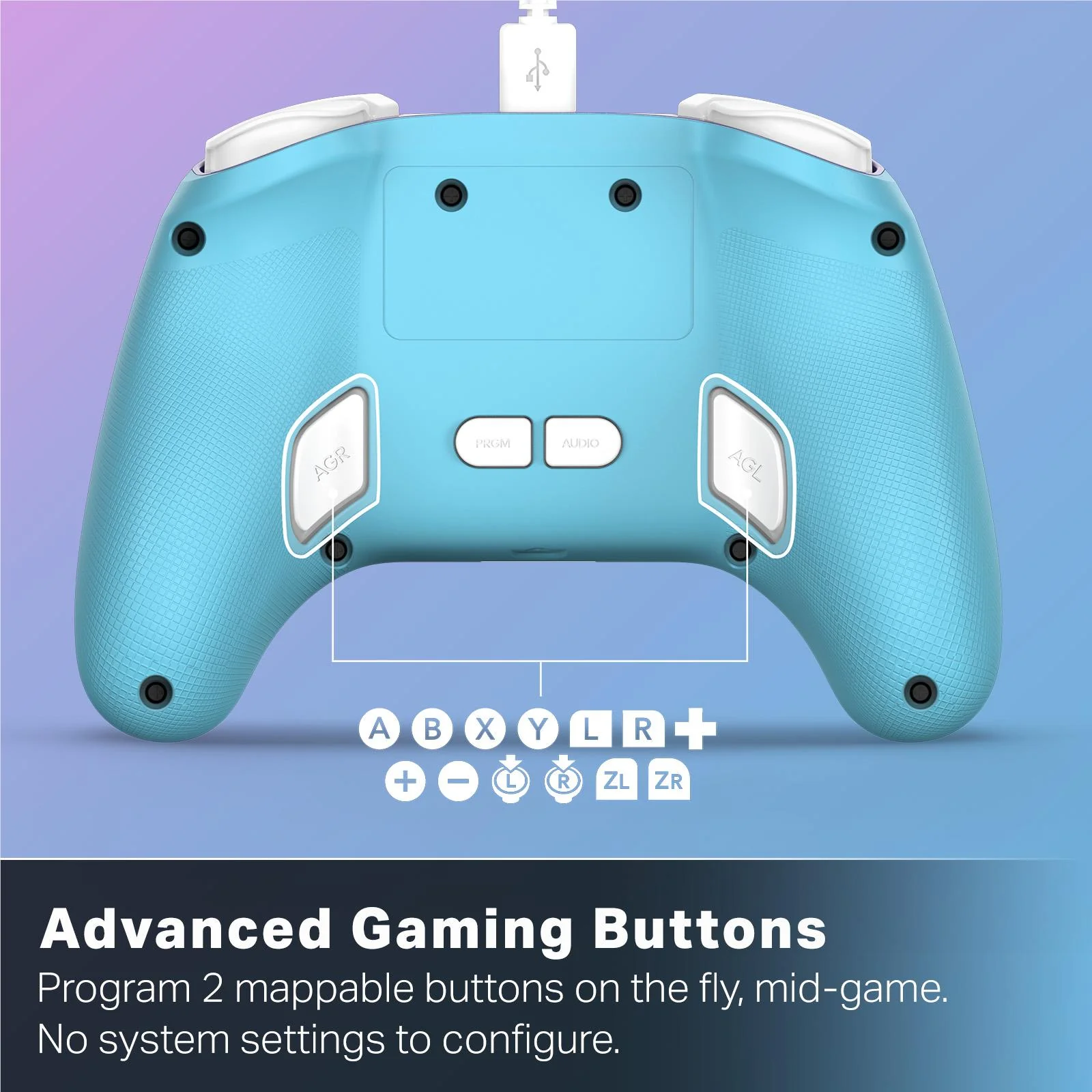 PowerA Advanced Wired Controller with Hall Effect Modules for Nintendo Switch 2 (Mushroom Kingdom) - Image 9