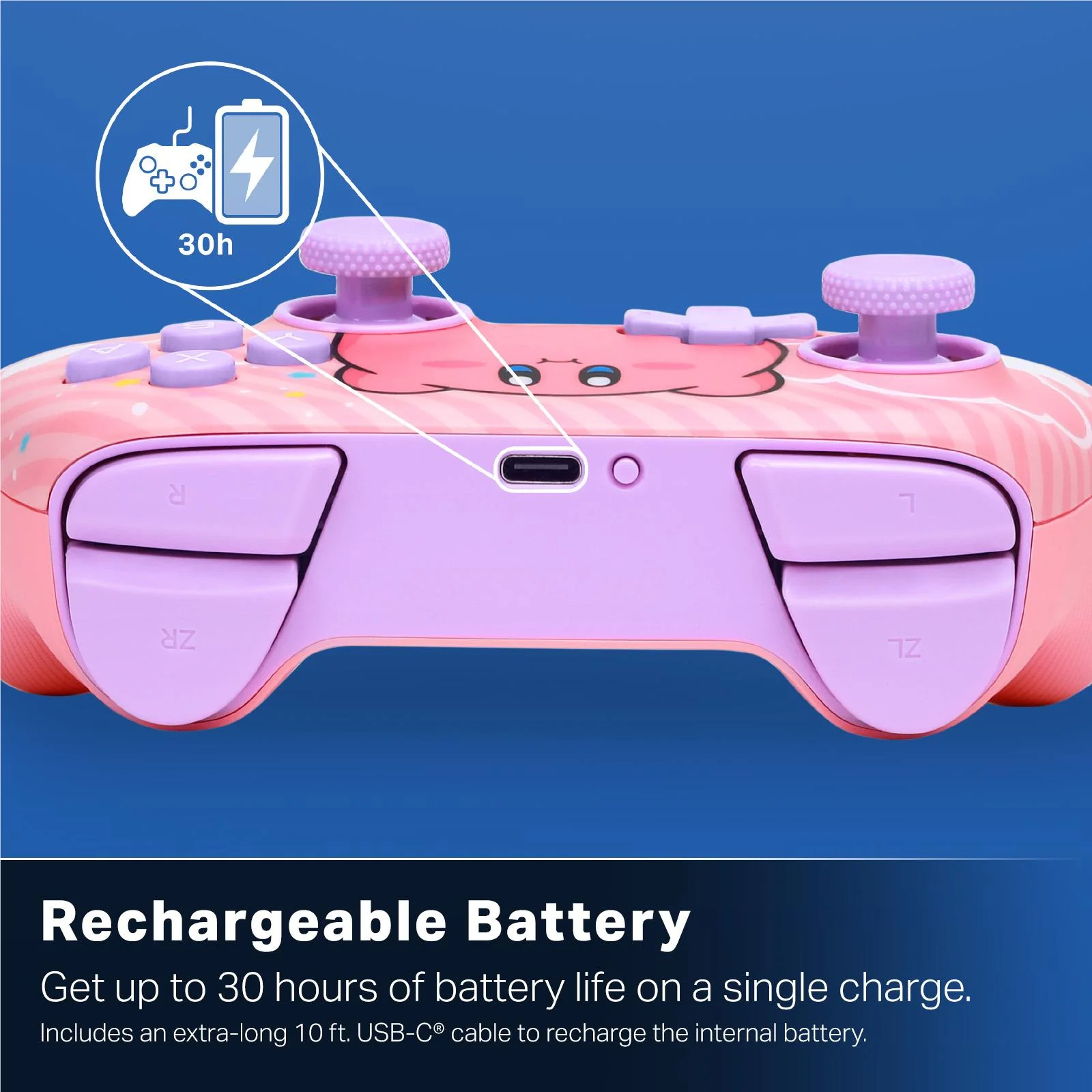 PowerA Advantage Wireless Controller with Hall Effect for Nintendo Switch 2 (Kirby Puff) - Image 11