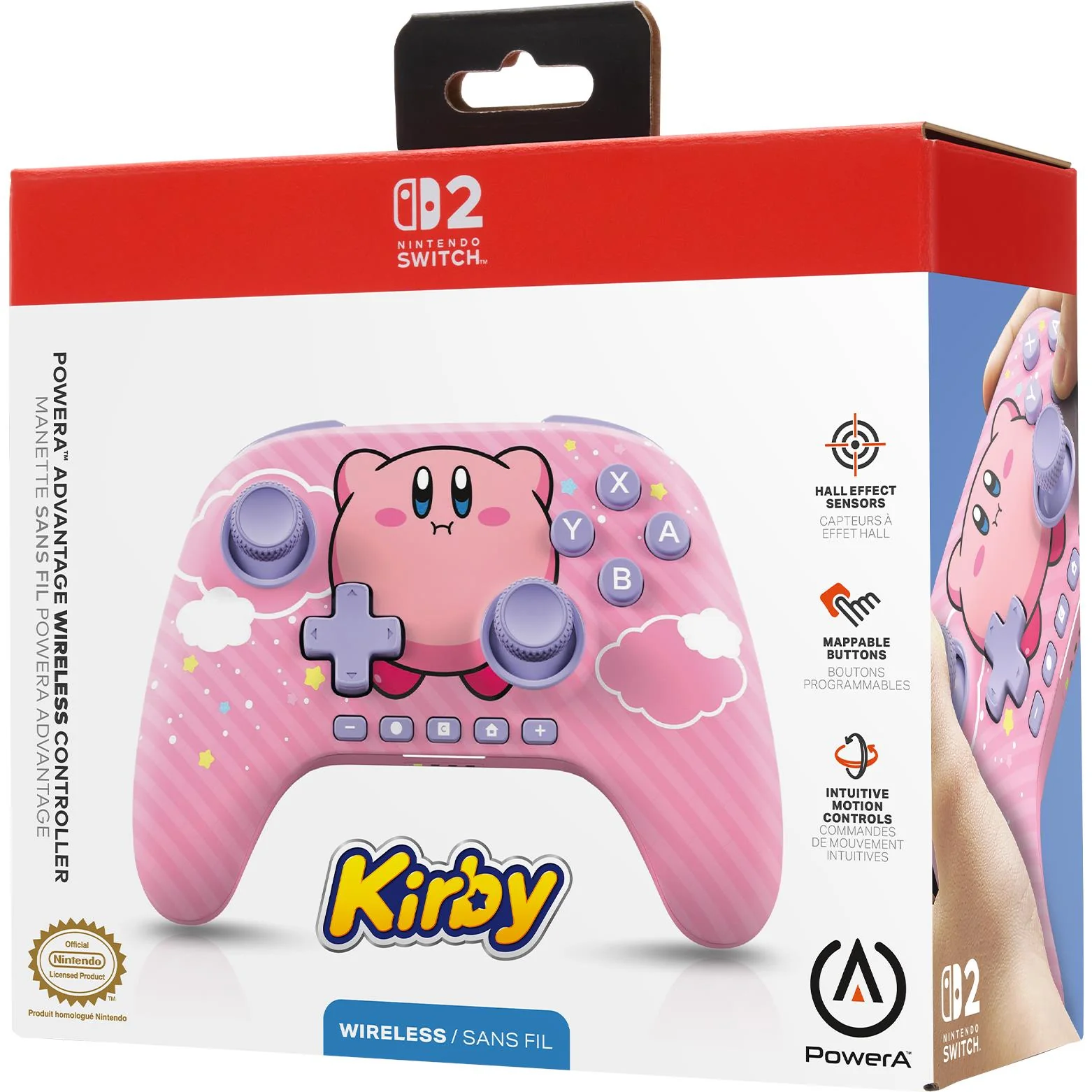 PowerA Advantage Wireless Controller with Hall Effect for Nintendo Switch 2 (Kirby Puff) - Image 12